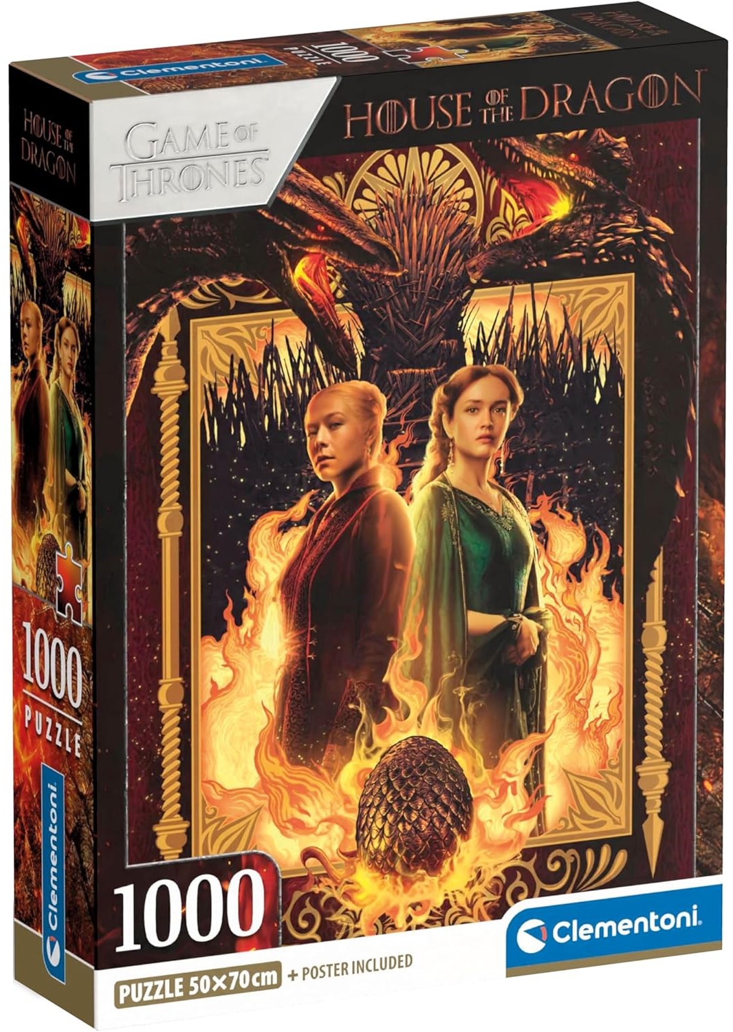 Puzzle  Clementoni din 1000 piese - Casă dragonului