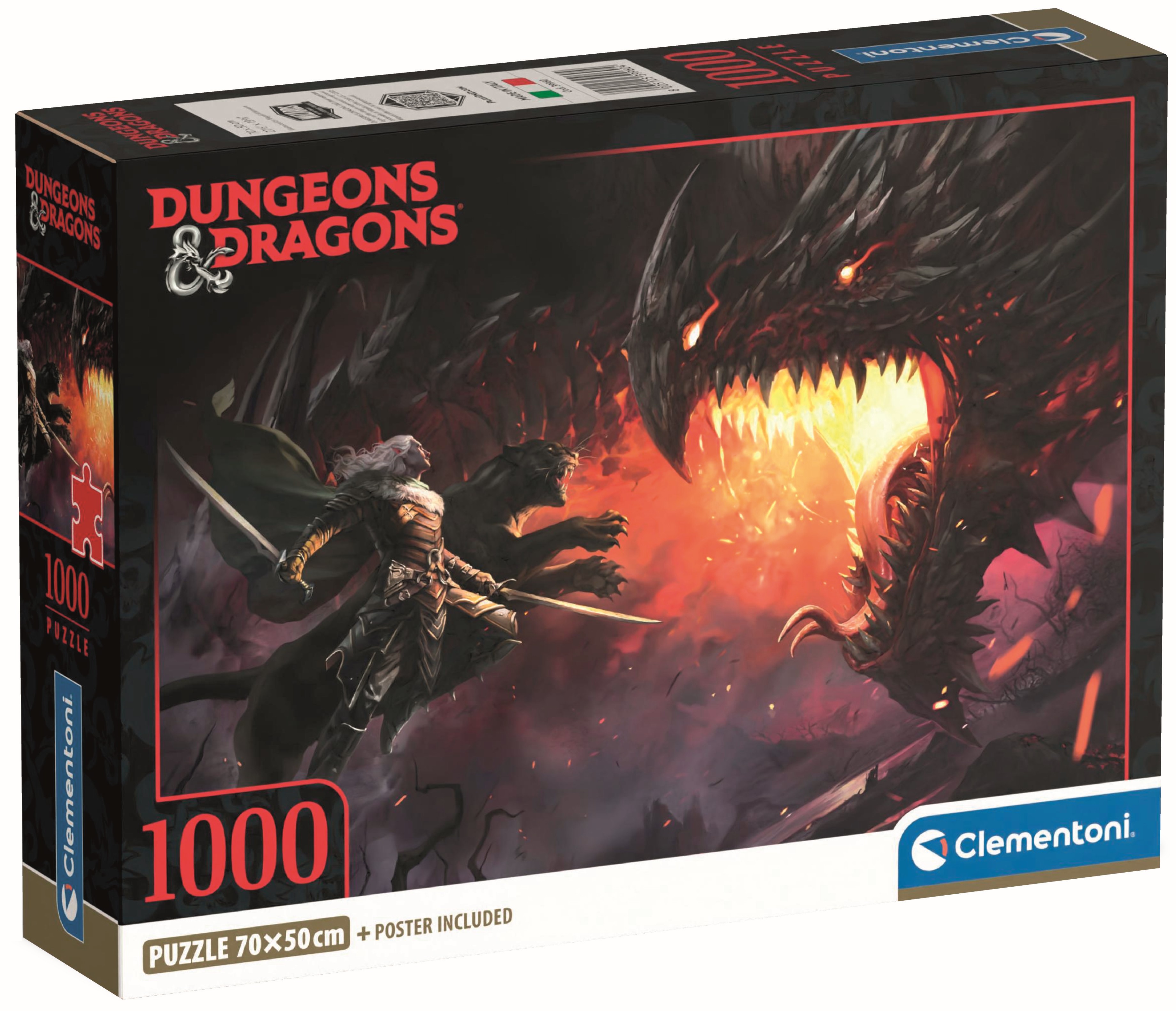 Puzzle Clementoni din 1000 piese - Dungeons & Dragons