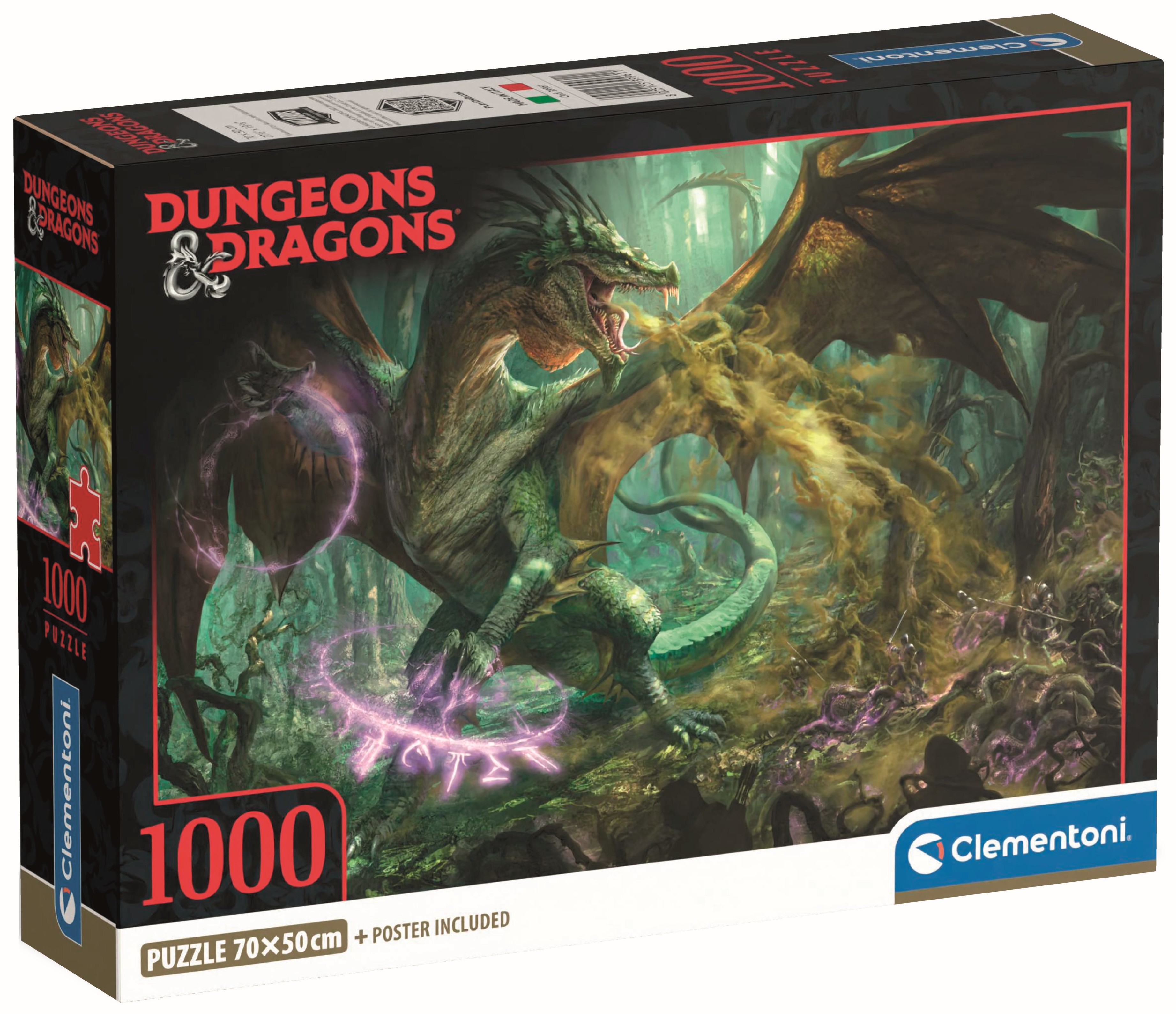 Puzzle Clementoni din 1000 piese - Dungeons & Dragons, tip 2