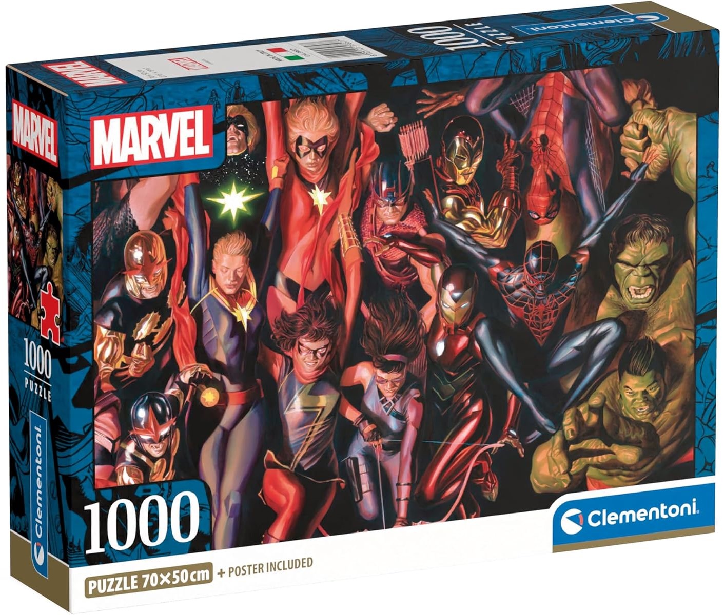 Puzzle Clementoni din 1000 piese - Eroii Marvel