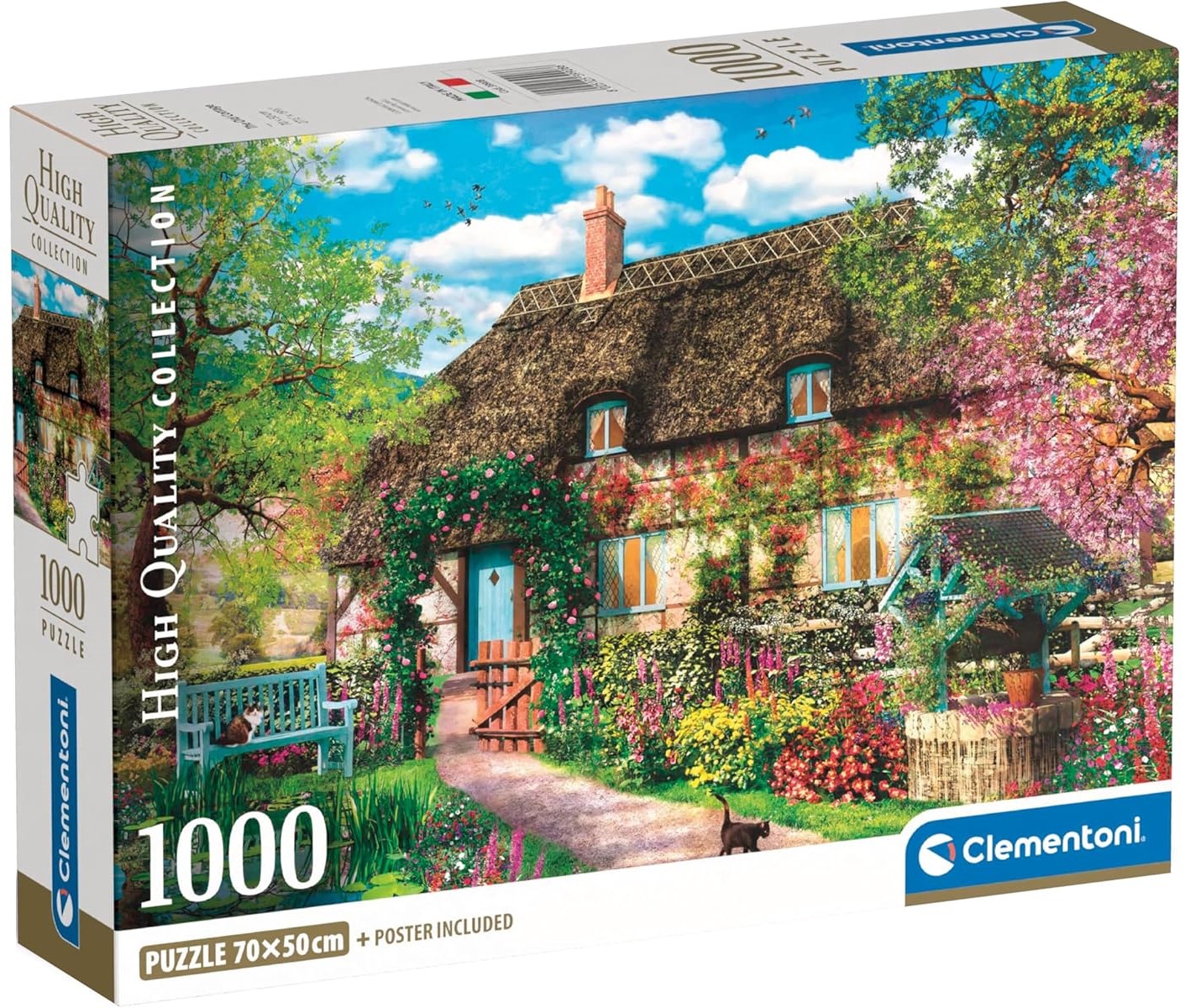 Puzzle Clementoni din 1000 piese - Casă drăguță