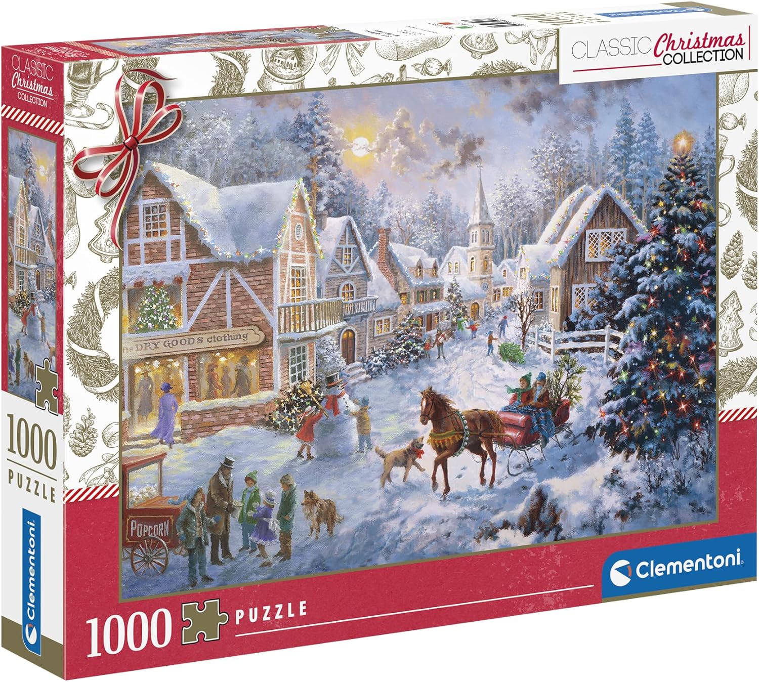Puzzle Clementoni din 1000 piese - Pregătirea Crăciunului
