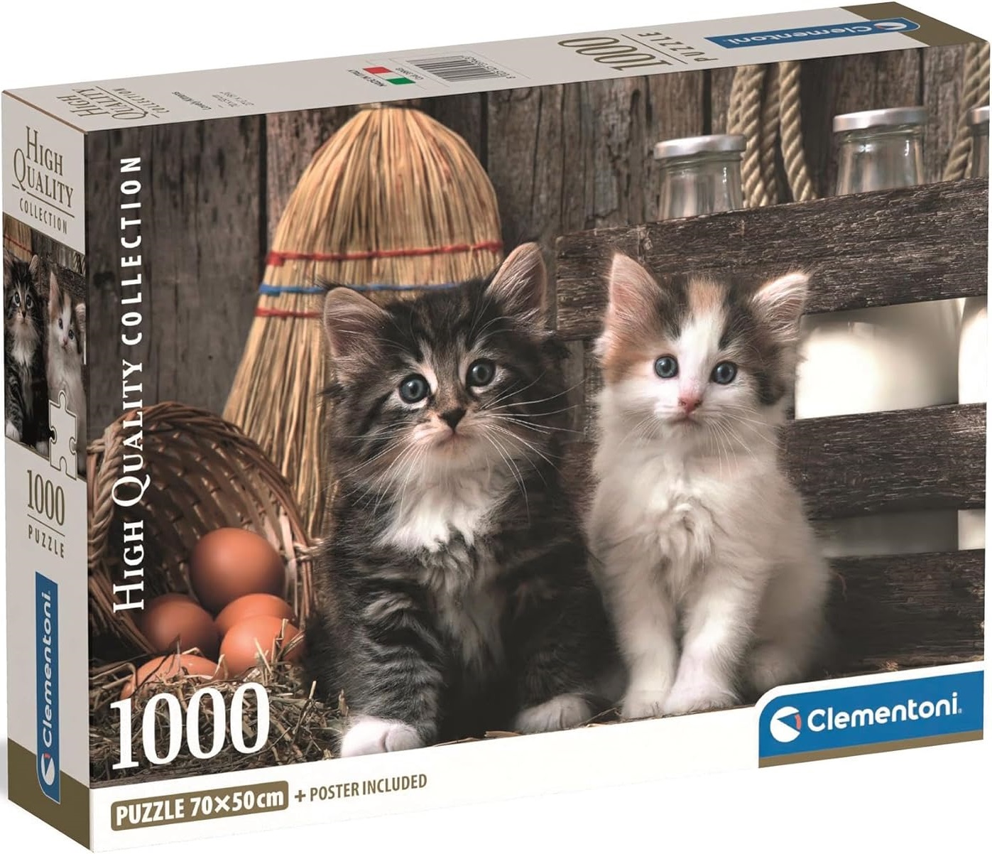 Puzzle Clementoni din 1000 piese - Pisicuțe drăguțe