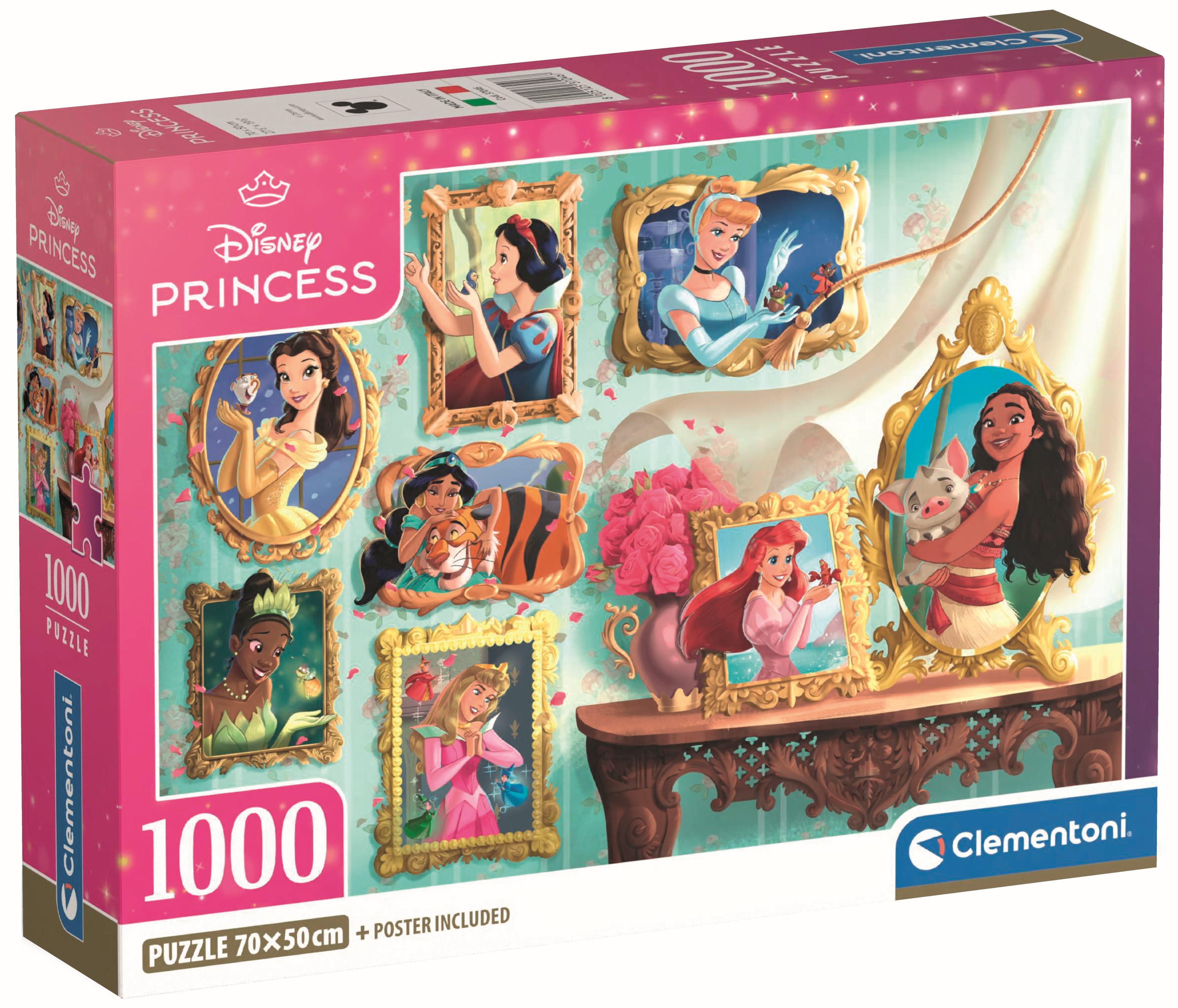 Puzzle Clementoni din 1000 piese - Prințesele Disney