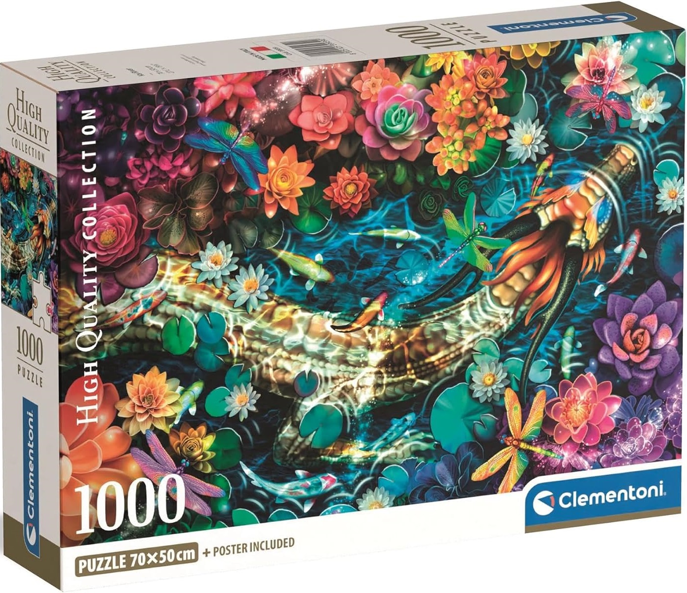 Puzzle Clementoni din 1000 piese - Râul Koi