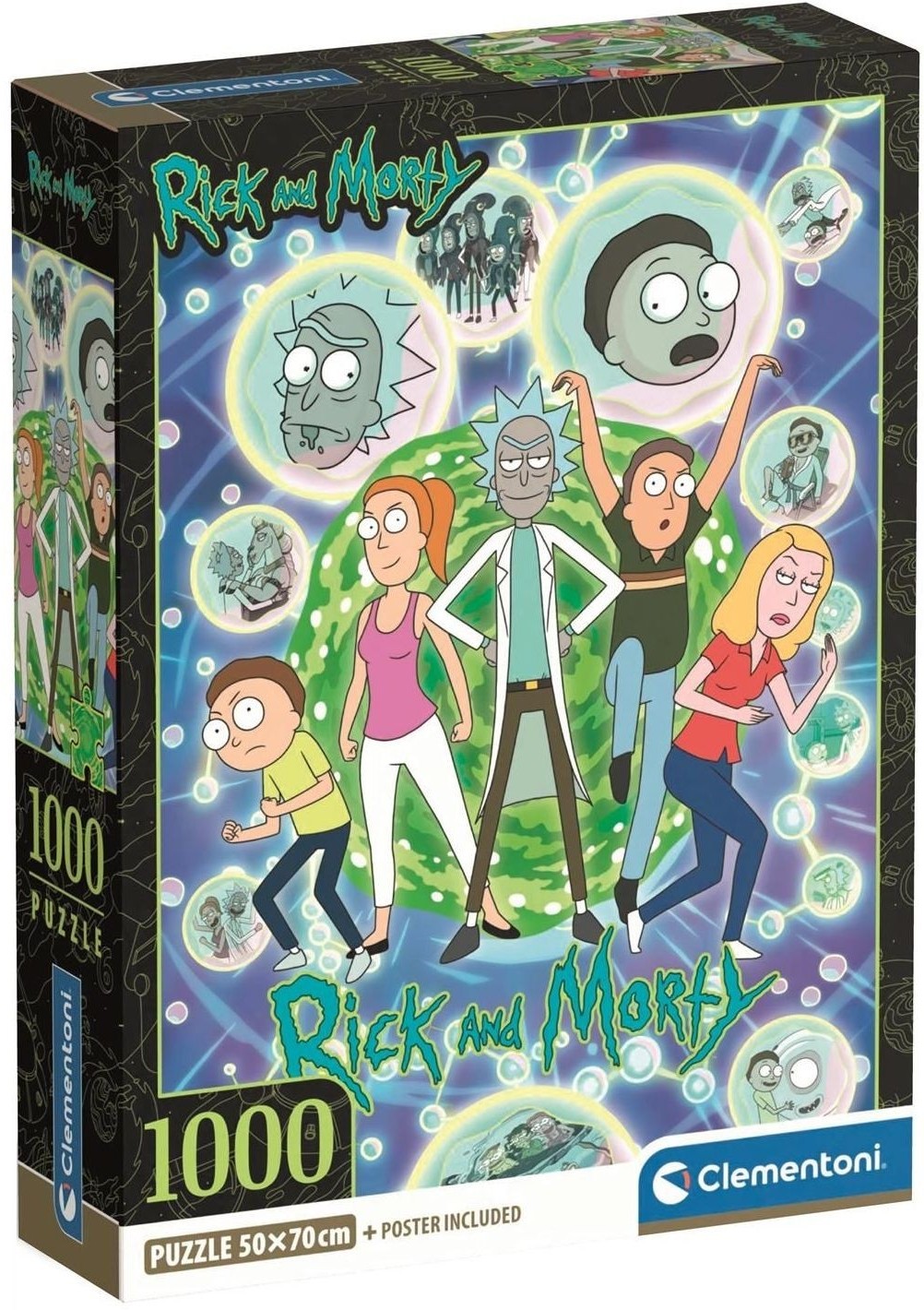 Puzzle Clementoni din 1000 piese - Rick și Morty, varianta 1
