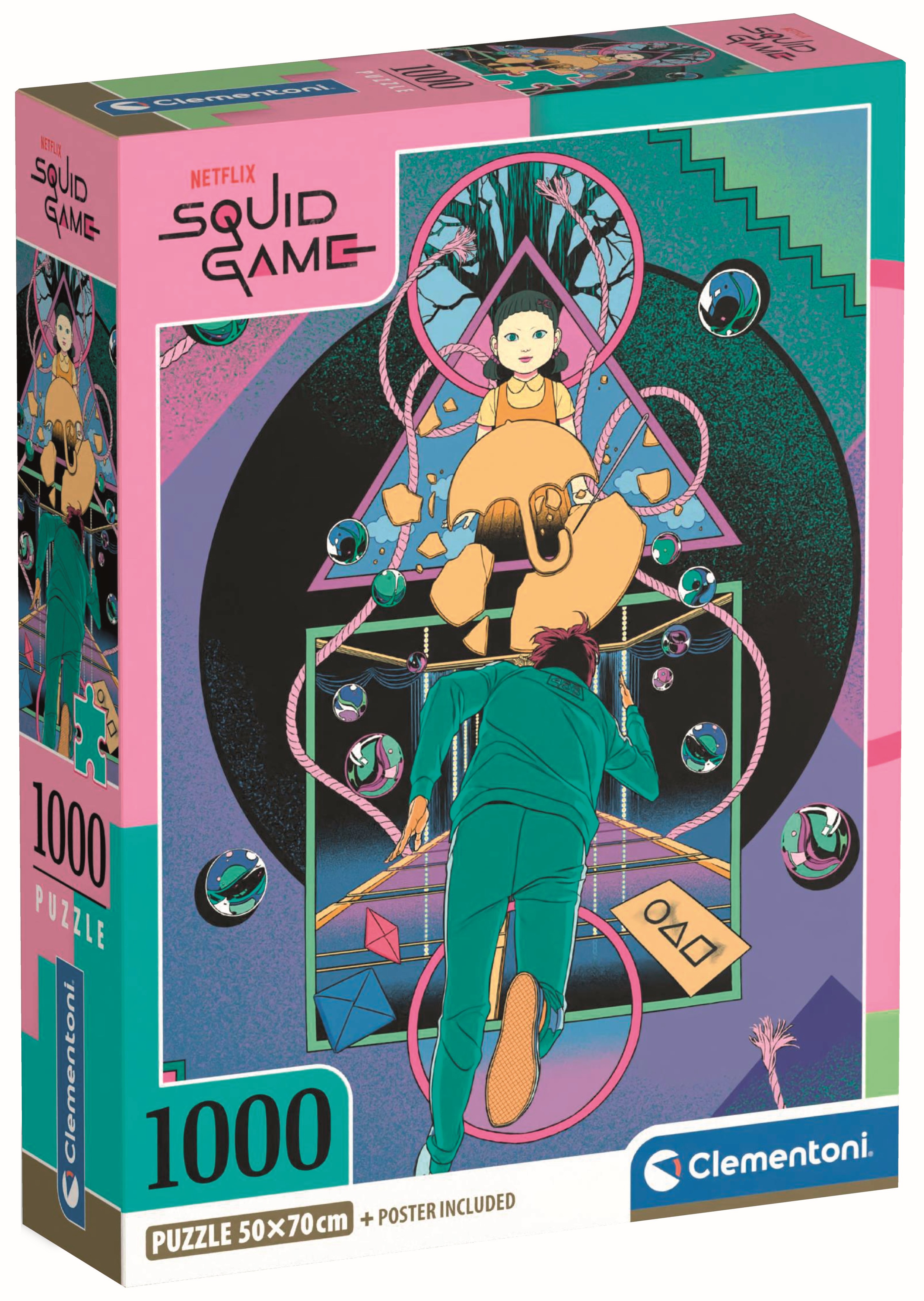 Puzzle Clementoni din 1000 piese - Squid Game 2, tip 2