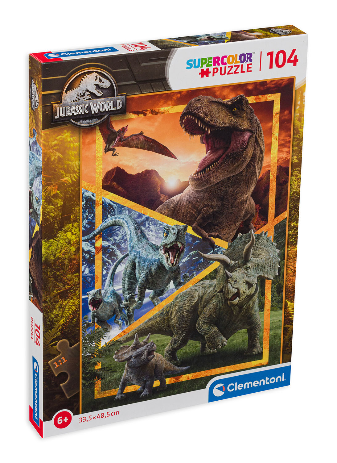 Puzzle Clementoni din 104 de piese - Jurassic World, tip 3