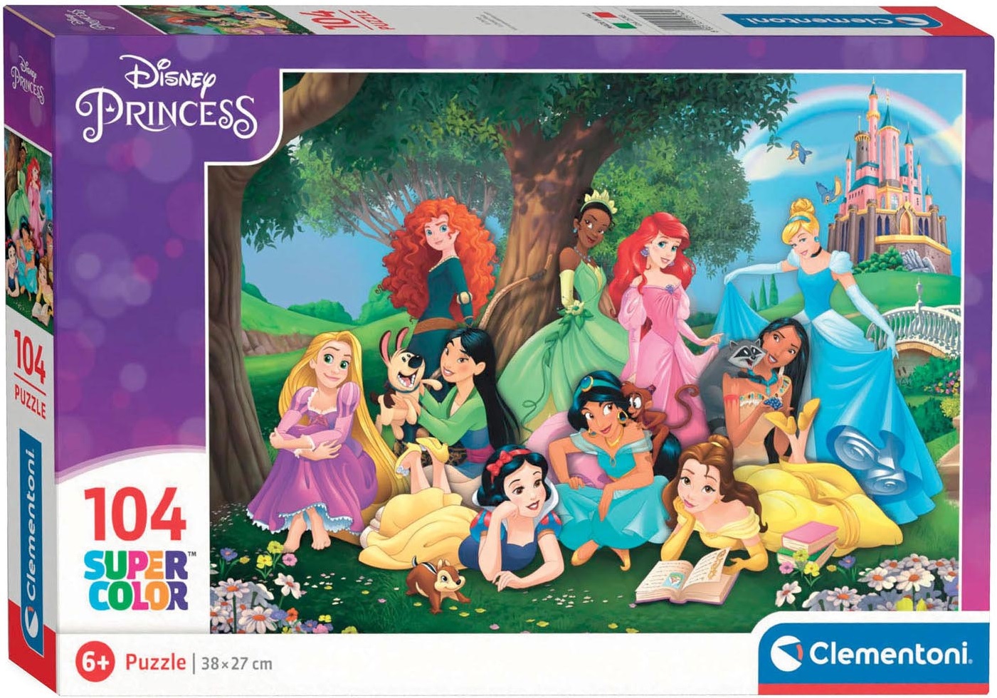 Puzzle Clementoni din 104 de piese - Prințesele Disney