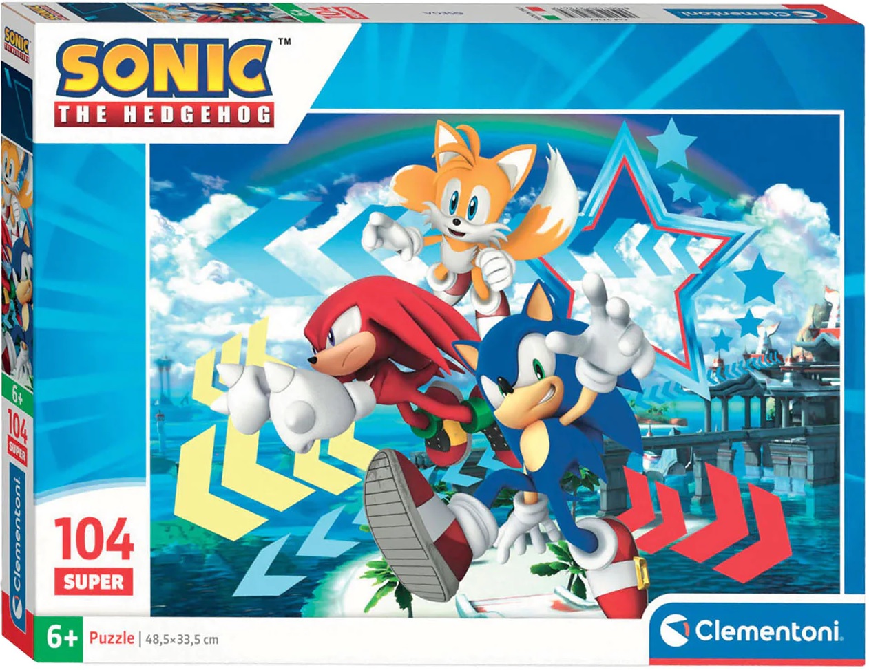 Puzzle Clementoni din 104 de piese - Sonic