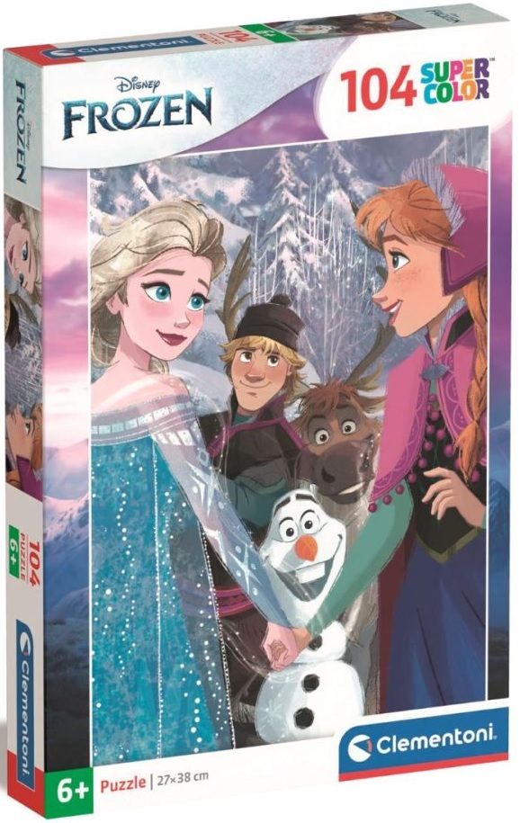 Puzzle Clementoni din 104 de piese - Regatul Înghețat