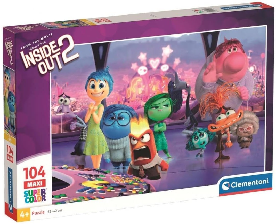 Puzzle Clementoni din 104 piese maxi - Din interior spre exterior 2, varianta 2
