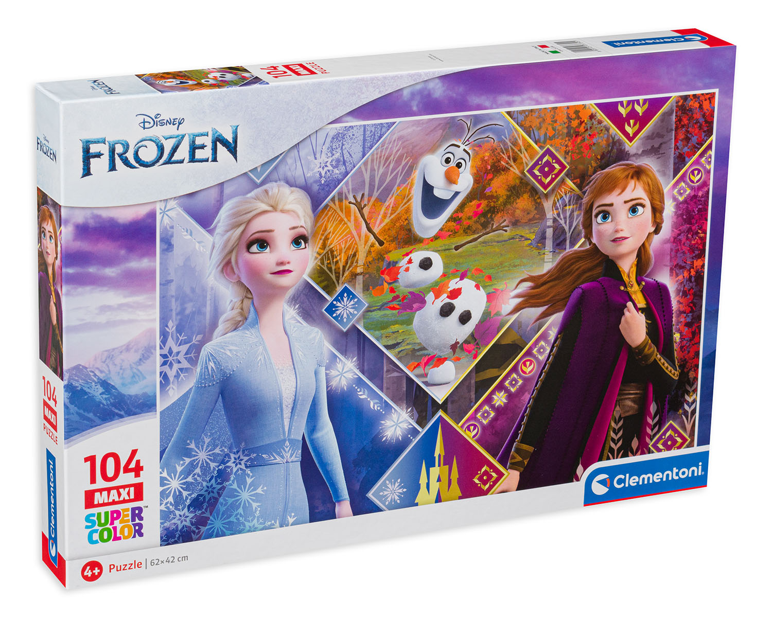 Puzzle Clementoni din 104 de maxi piese - Frozen 2