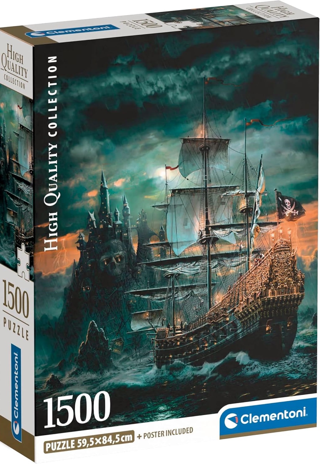 Puzzle Clementoni din 1500 piese - Nava piraților