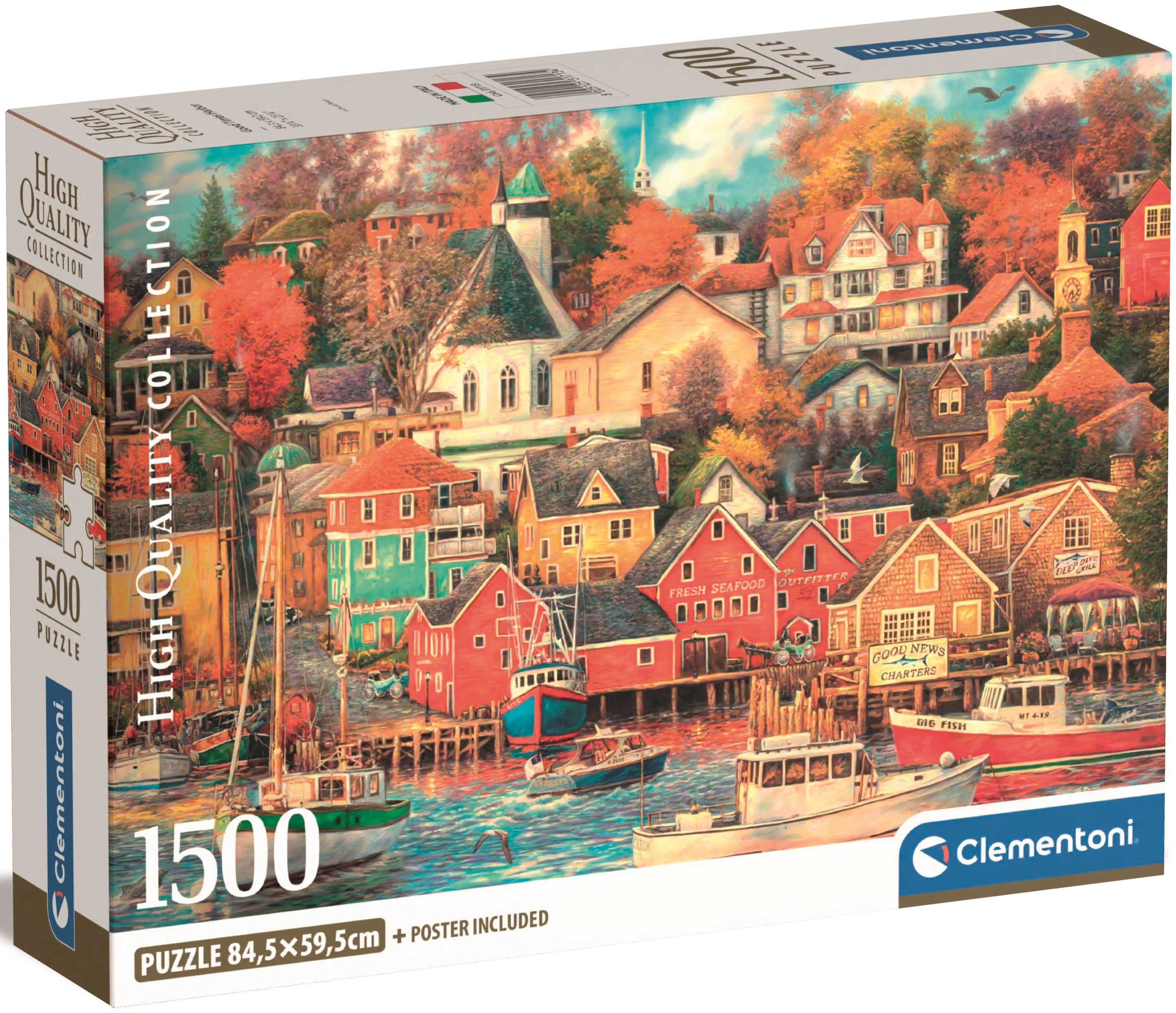 Puzzle Clementoni din 1500 piese - Good Times Harbour