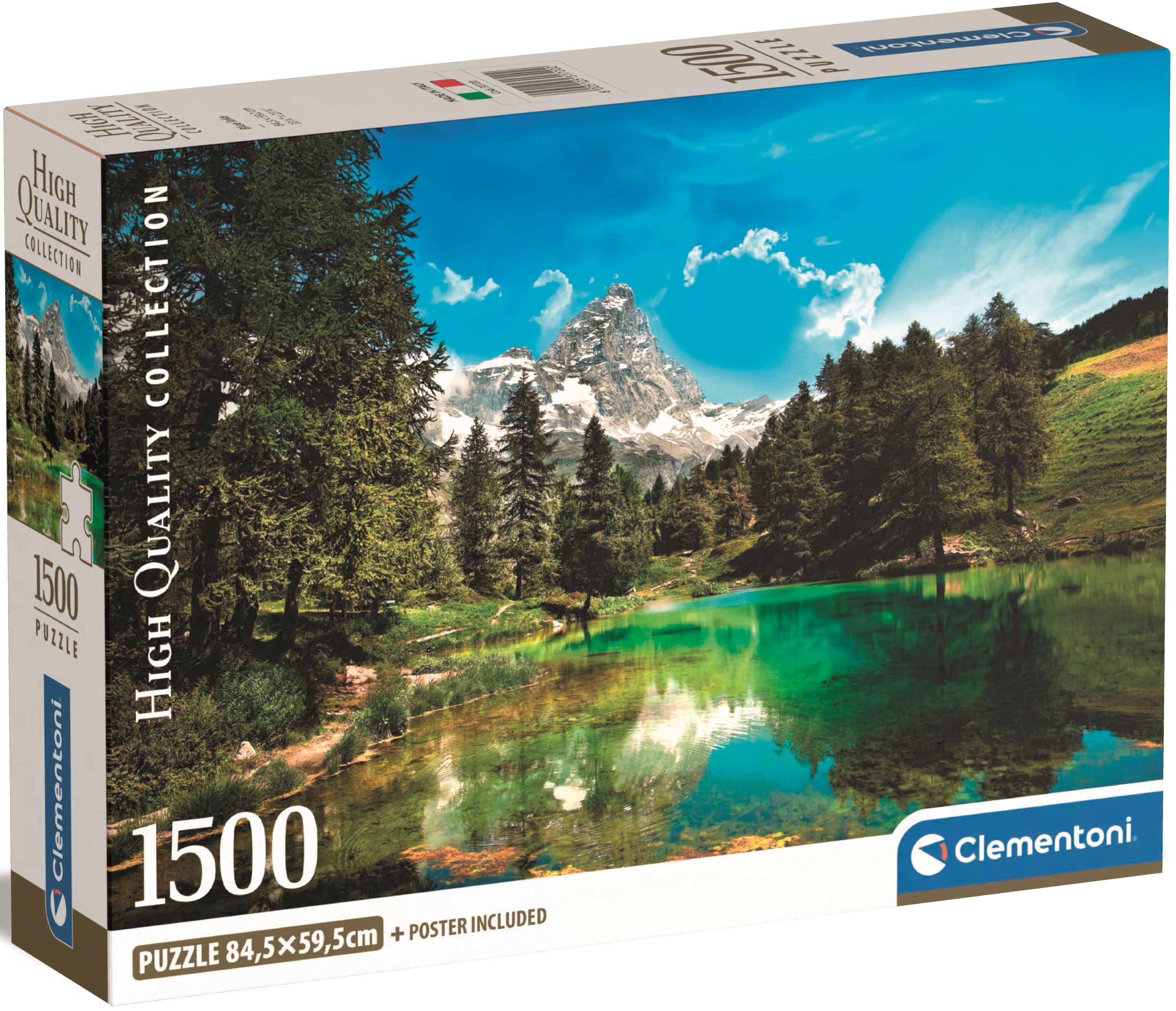 Puzzle Clementoni din 1500 piese Lacul Albastru, Italia