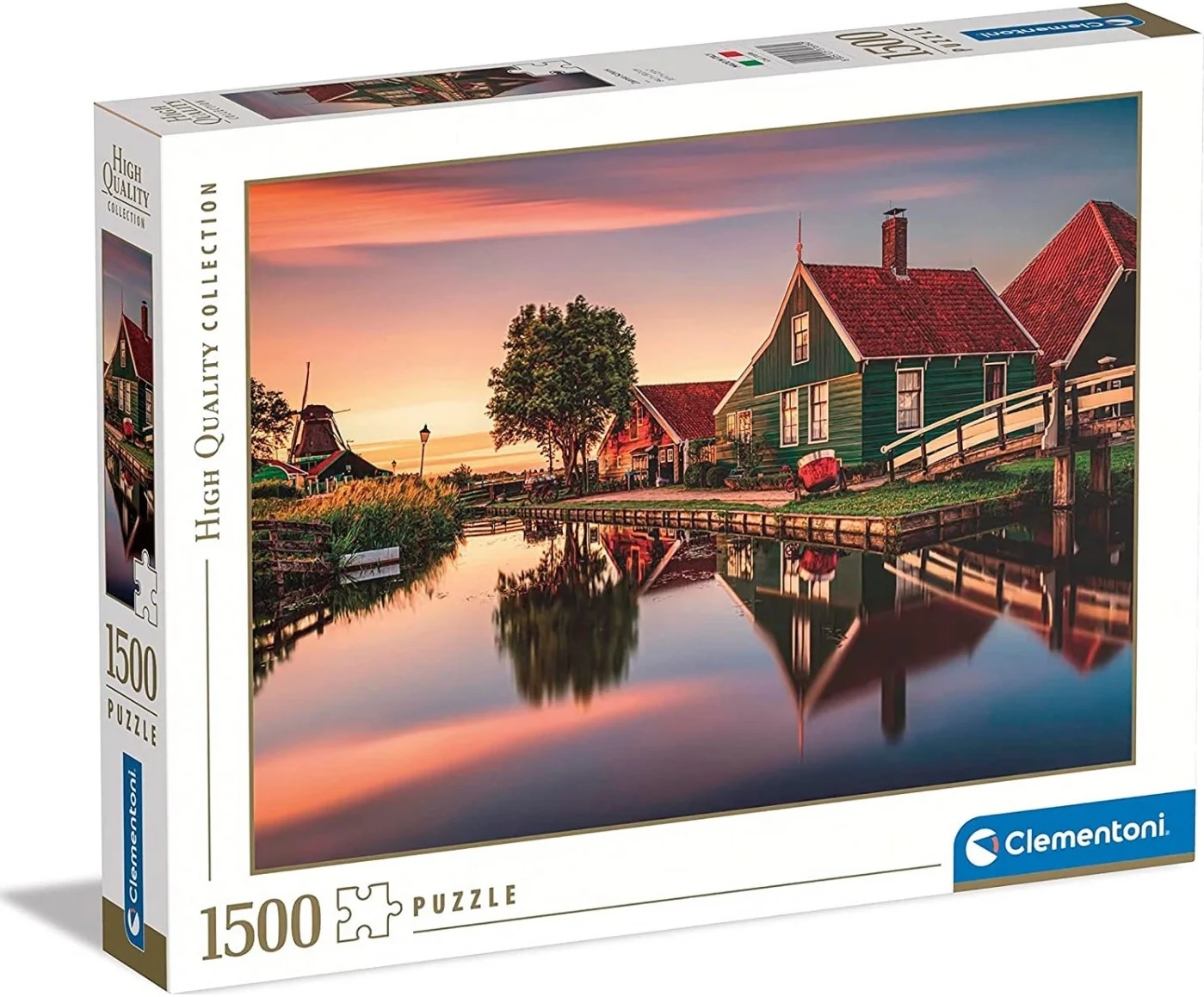 Puzzle Clementoni din 1500 de piese - Zaanse Schans