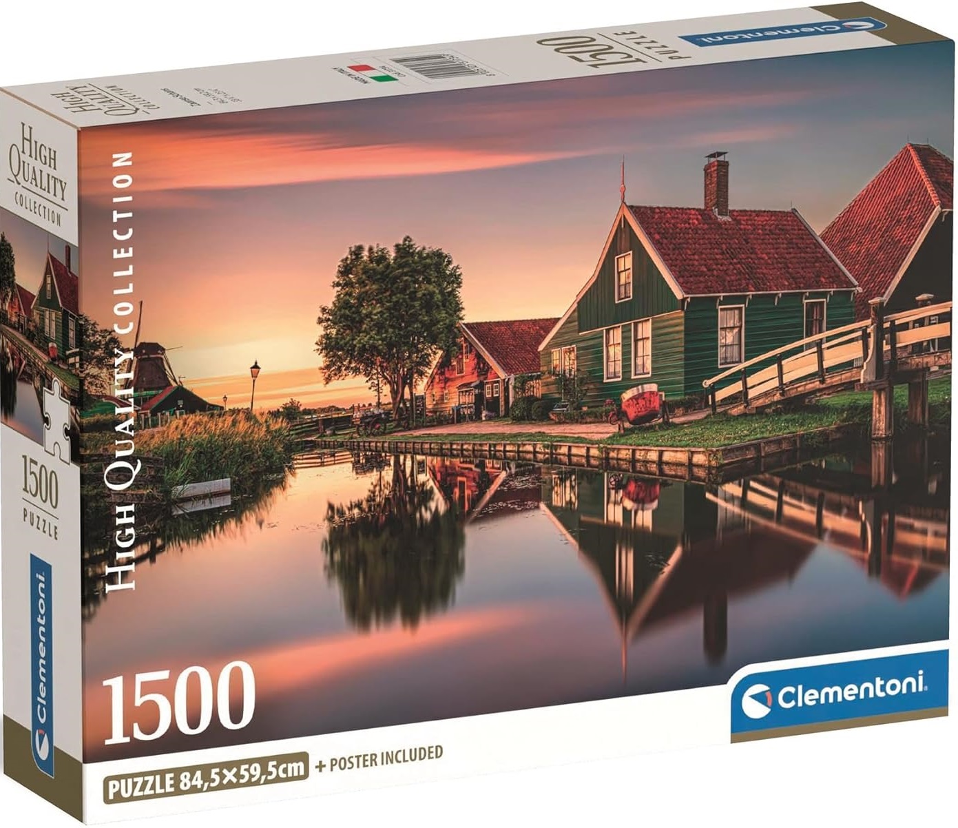 Puzzle Clementoni din 1500 piese - Zaanse Chance în Amsterdam
