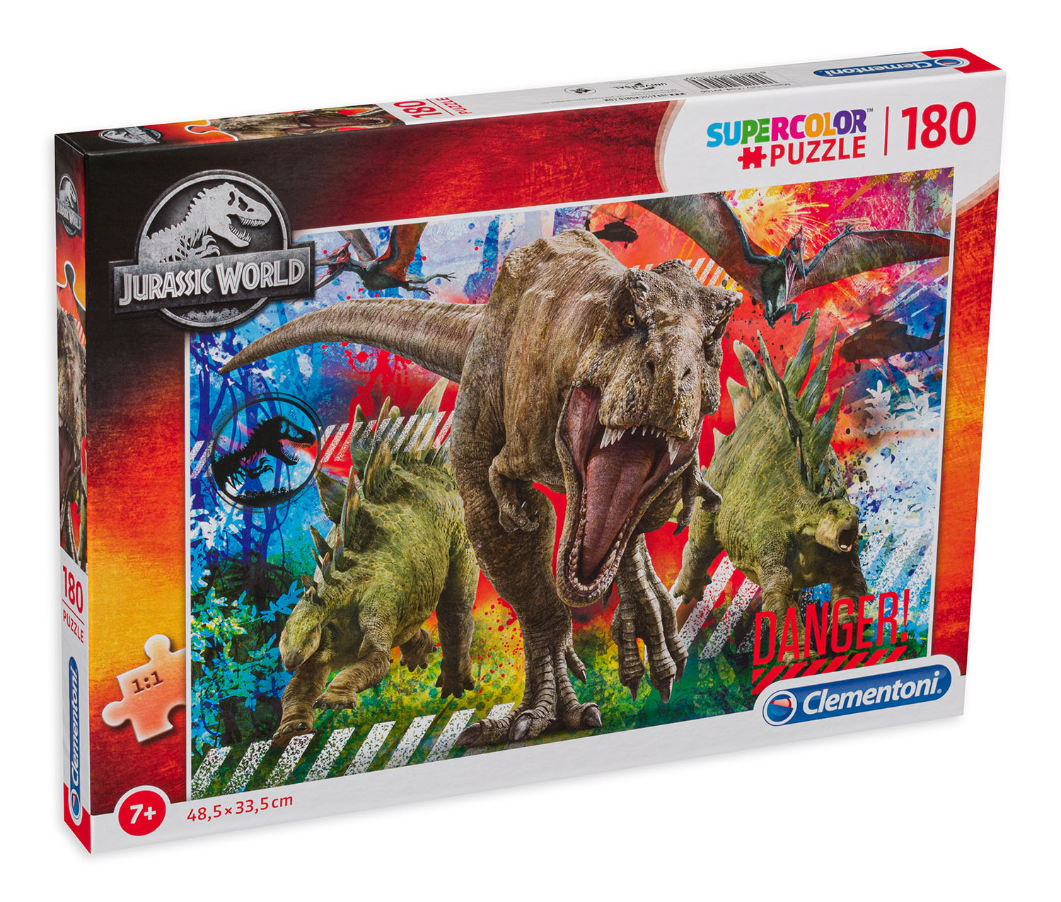 Puzzle Clementoni din 180 de piese - Jurassic World