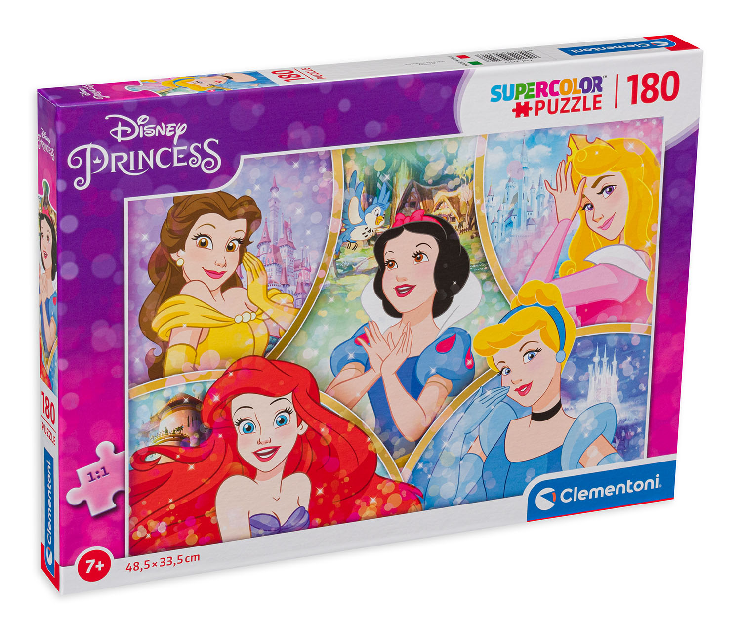 Puzzle Clementoni din 180 de piese - Disney Princess