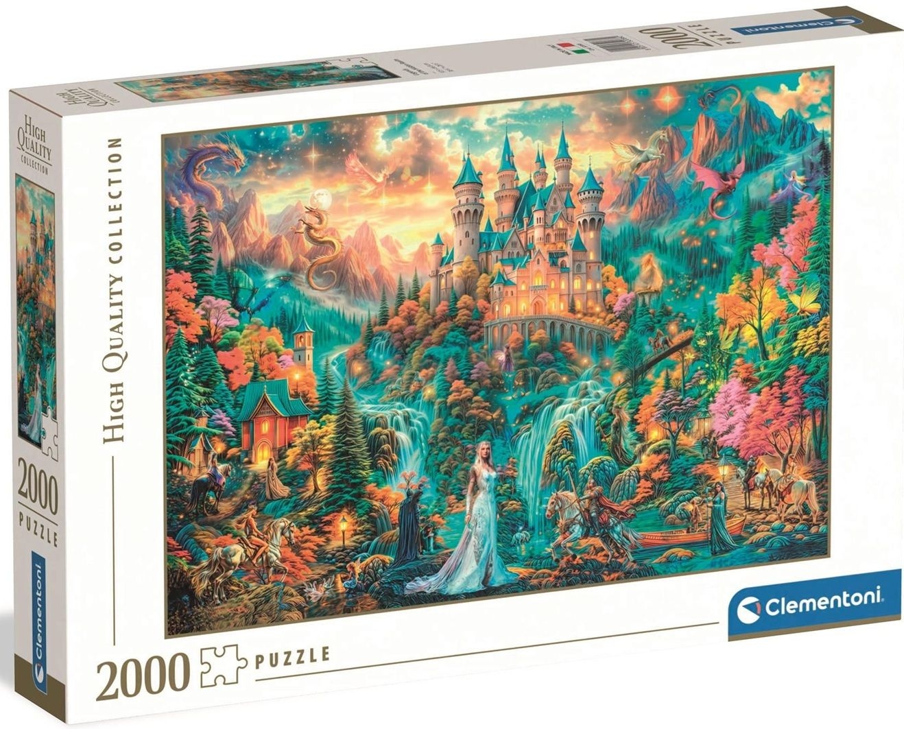 Puzzle Clementoni din 2000 piese - Legendele Regatului Ascuns