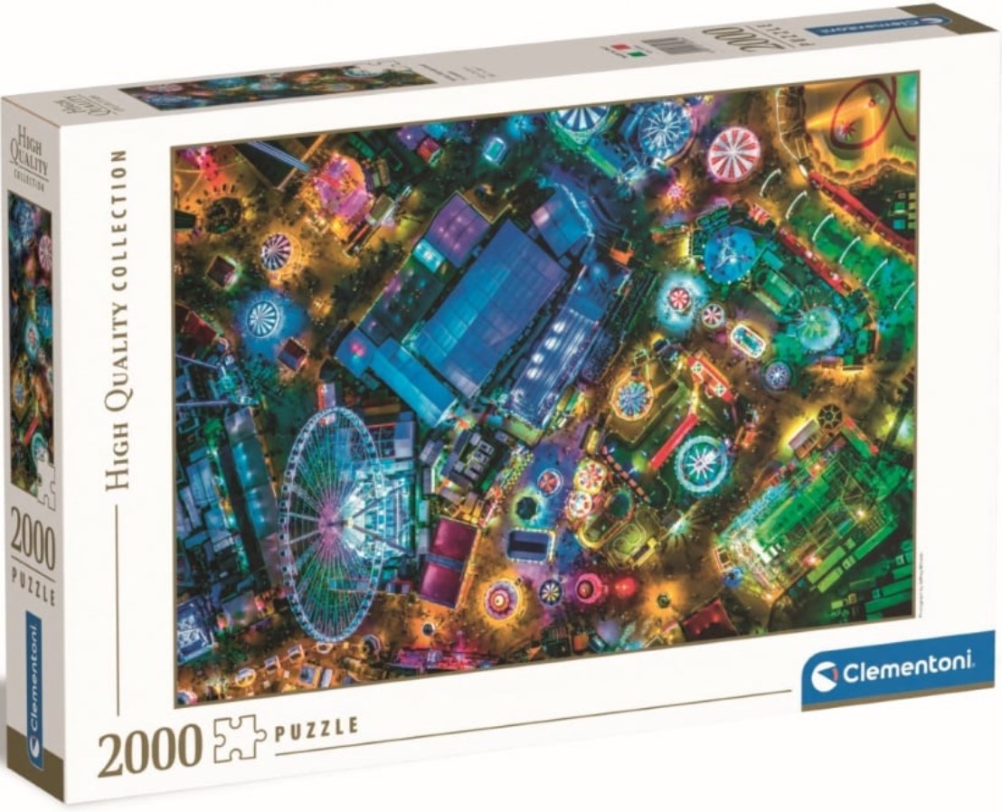 Puzzle Clementoni din 2000 piese - Țara minunilor de iarnă în Hyde Park, Londra