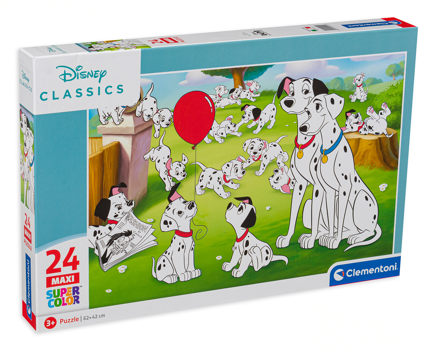 Puzzle Clementoni din 24 de piese - 101 dalmatieni