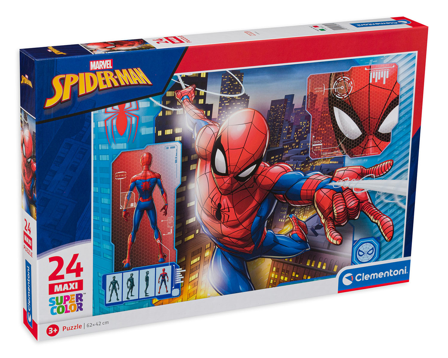 Puzzle Clementoni din 24 de maxi piese - Spiderman