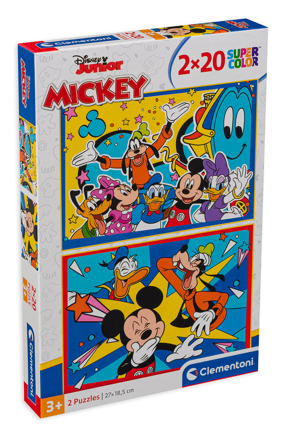 Puzzle Clementoni din 2 x 20 de piese - Mickey Mouse
