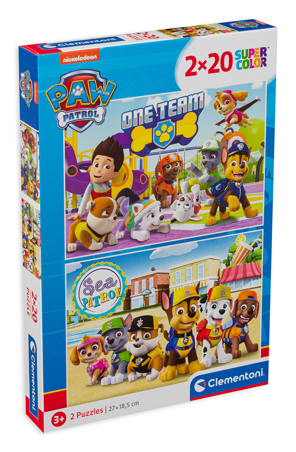 Puzzle Clementoni din 2 x 20 de piese - Paw Patrol