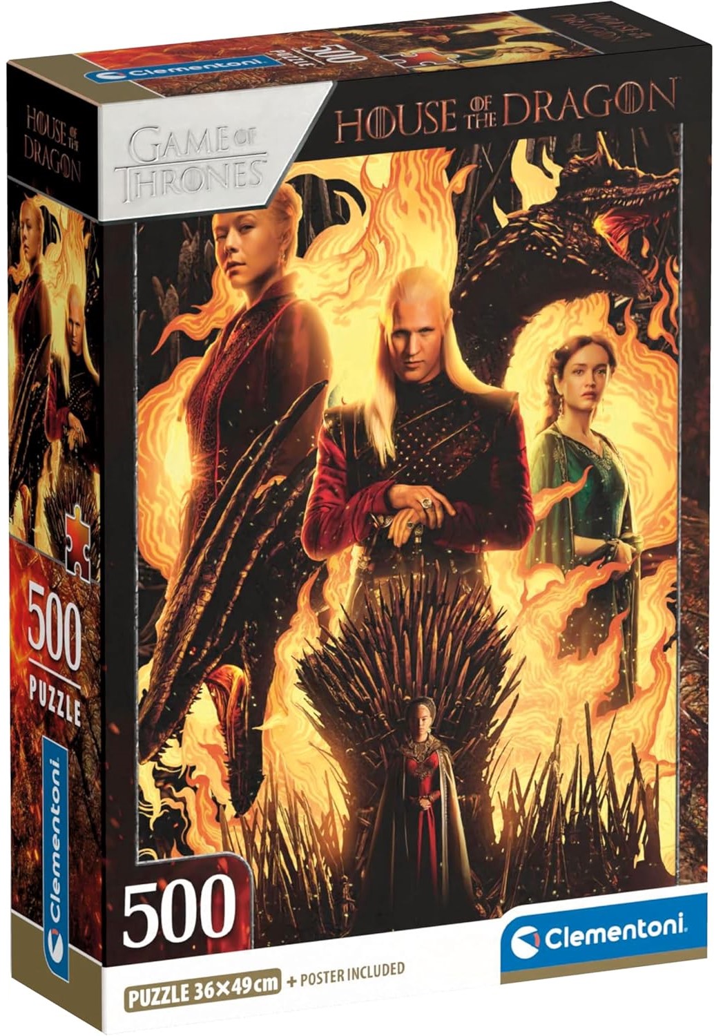 Puzzle Clementoni din 500 piese - Casa Dragonului