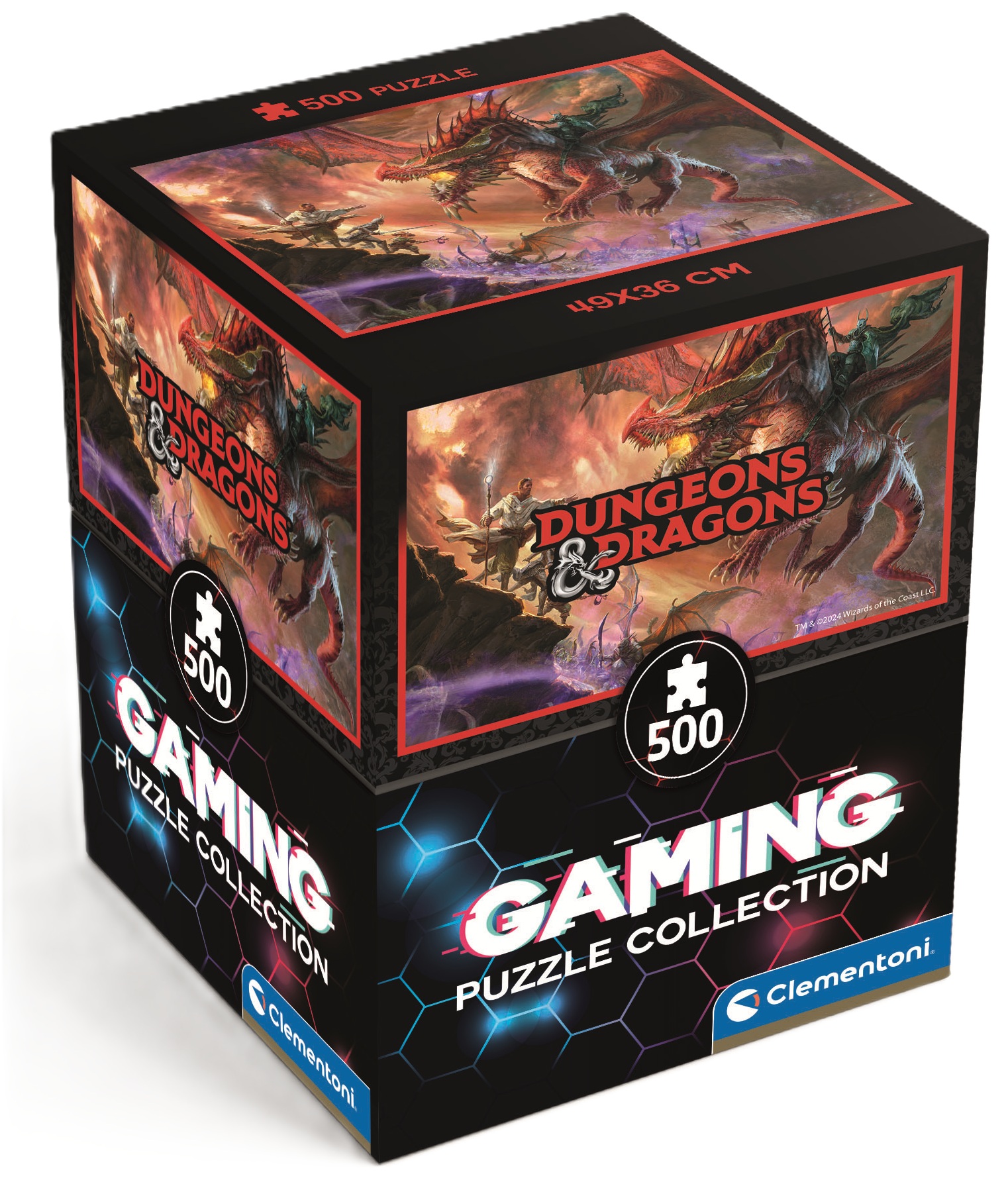 Puzzle Clementoni din 500 piese - Dungeons & Dragons