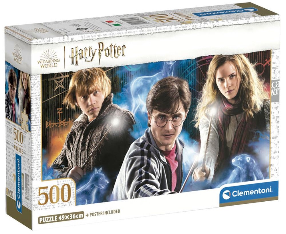 Puzzle  Clementoni din  500 piese - Harry Potter și prietenii