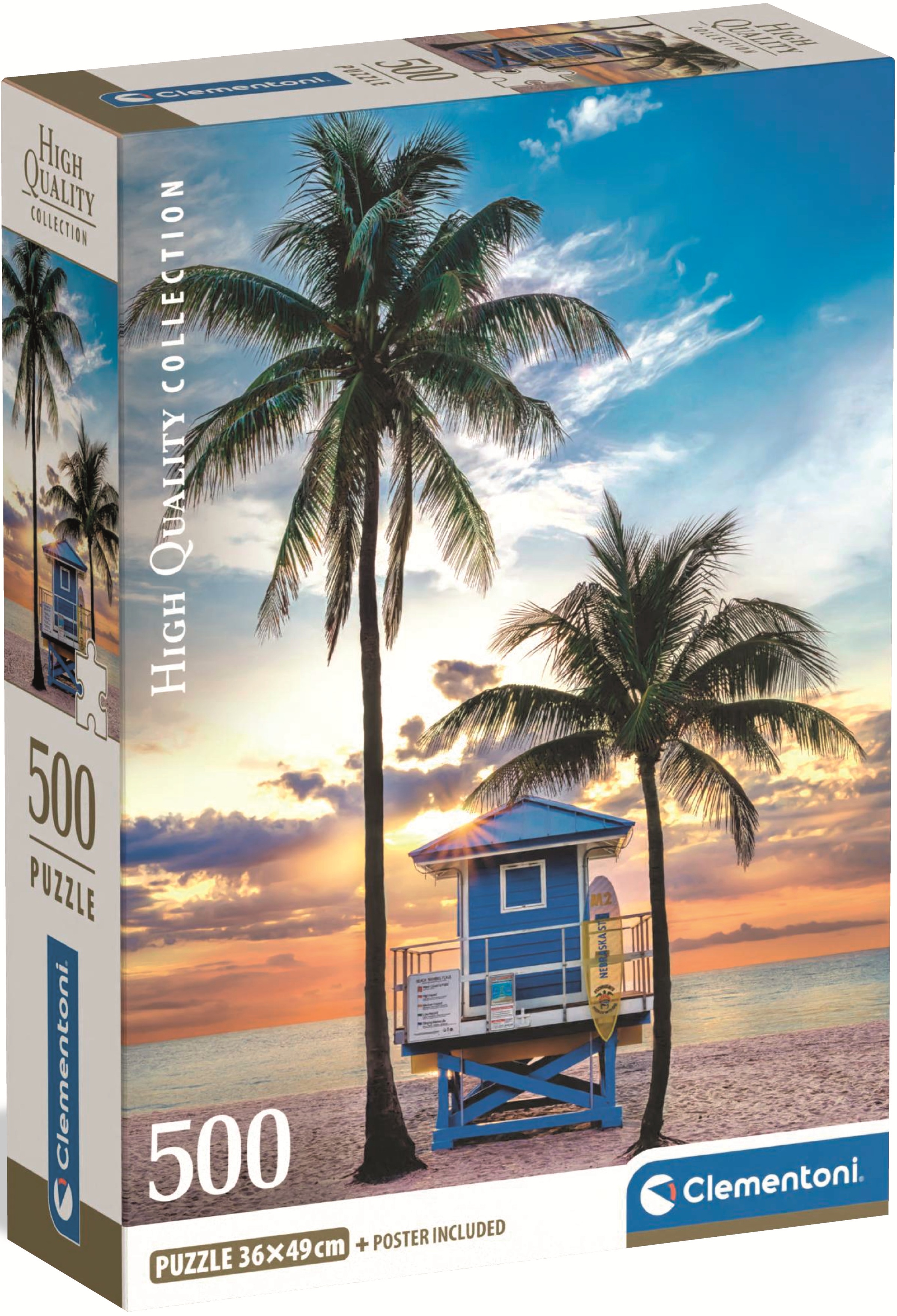 Puzzle Clementoni din 500 piese - Miami Beach, Florida