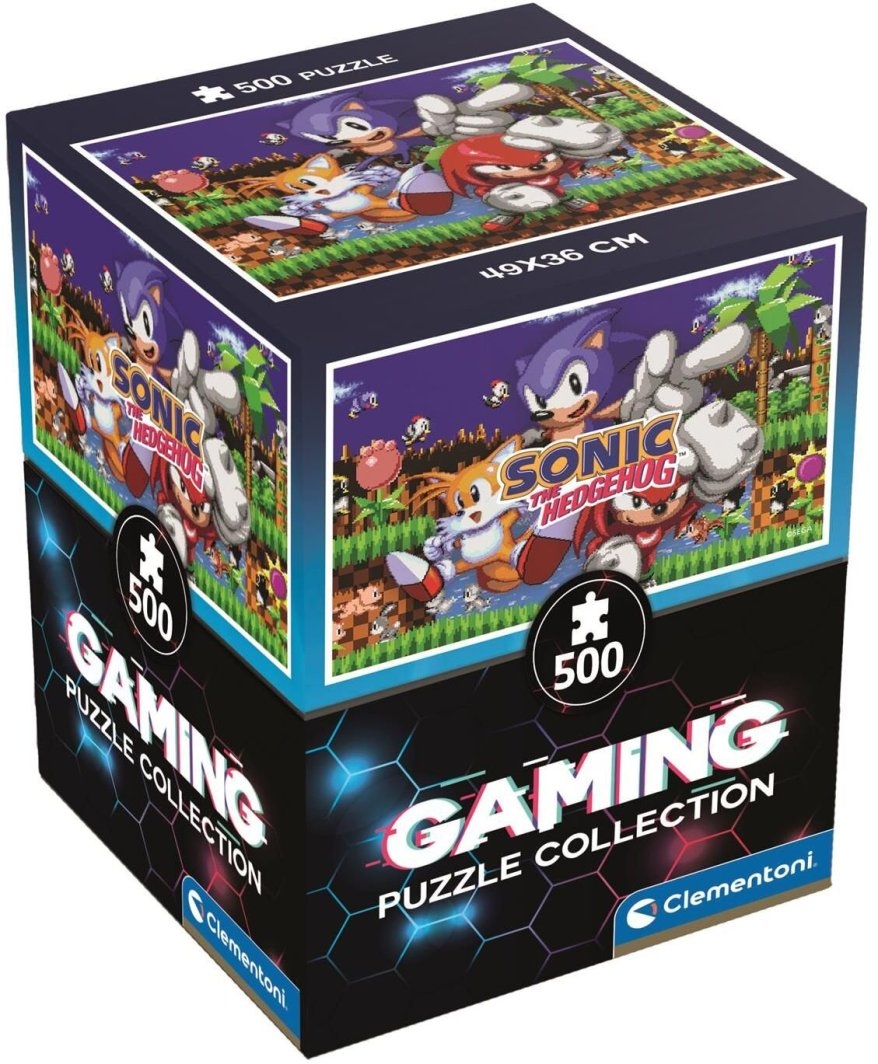 Puzzle Clementoni de 500 piese - Sonic 64-bit, varianta 1