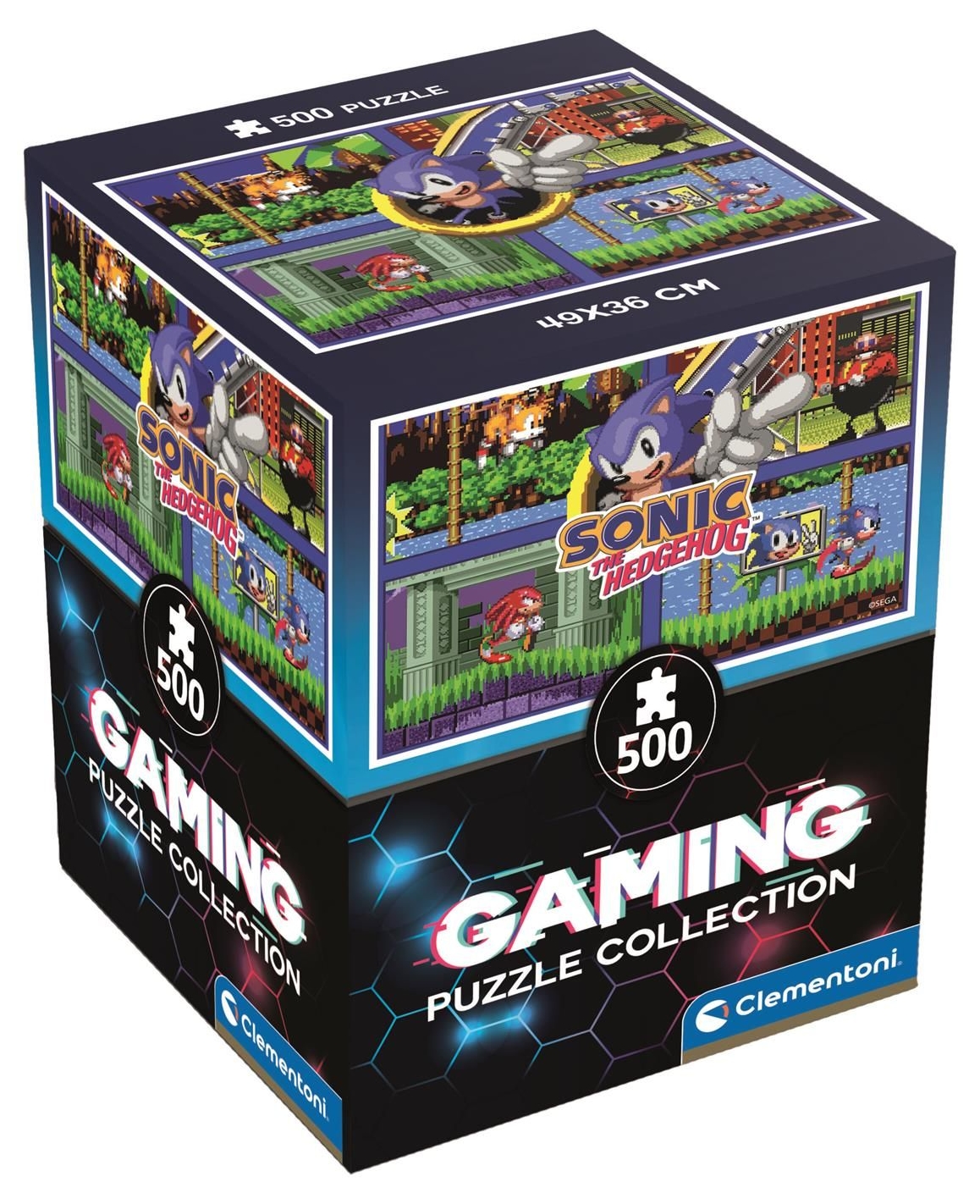 Puzzle Clementoni de 500 piese - Sonic 64-bit, varianta 2