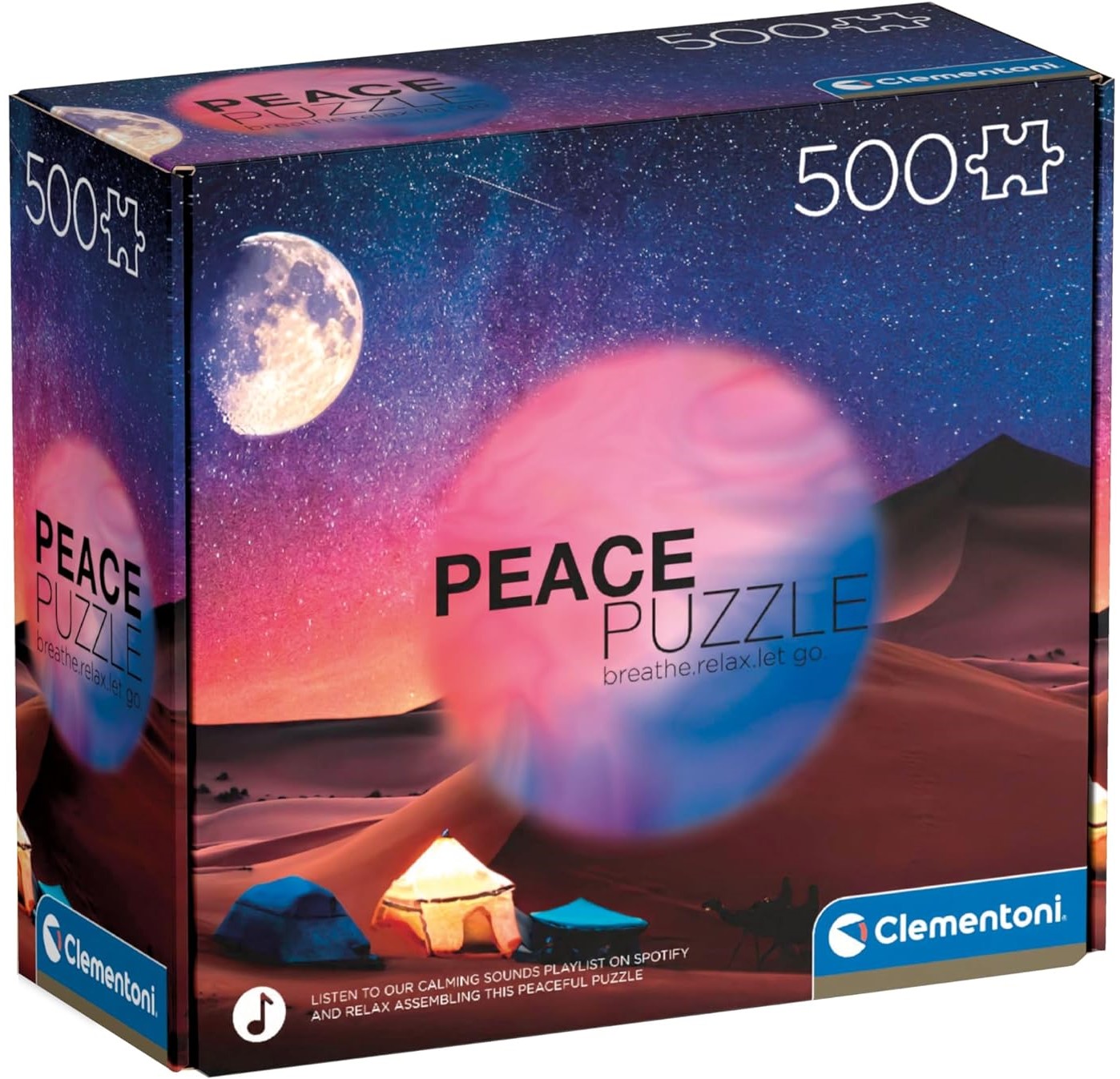 Puzzle  Clementoni din 500 piese - O noapte înstelată de somn
