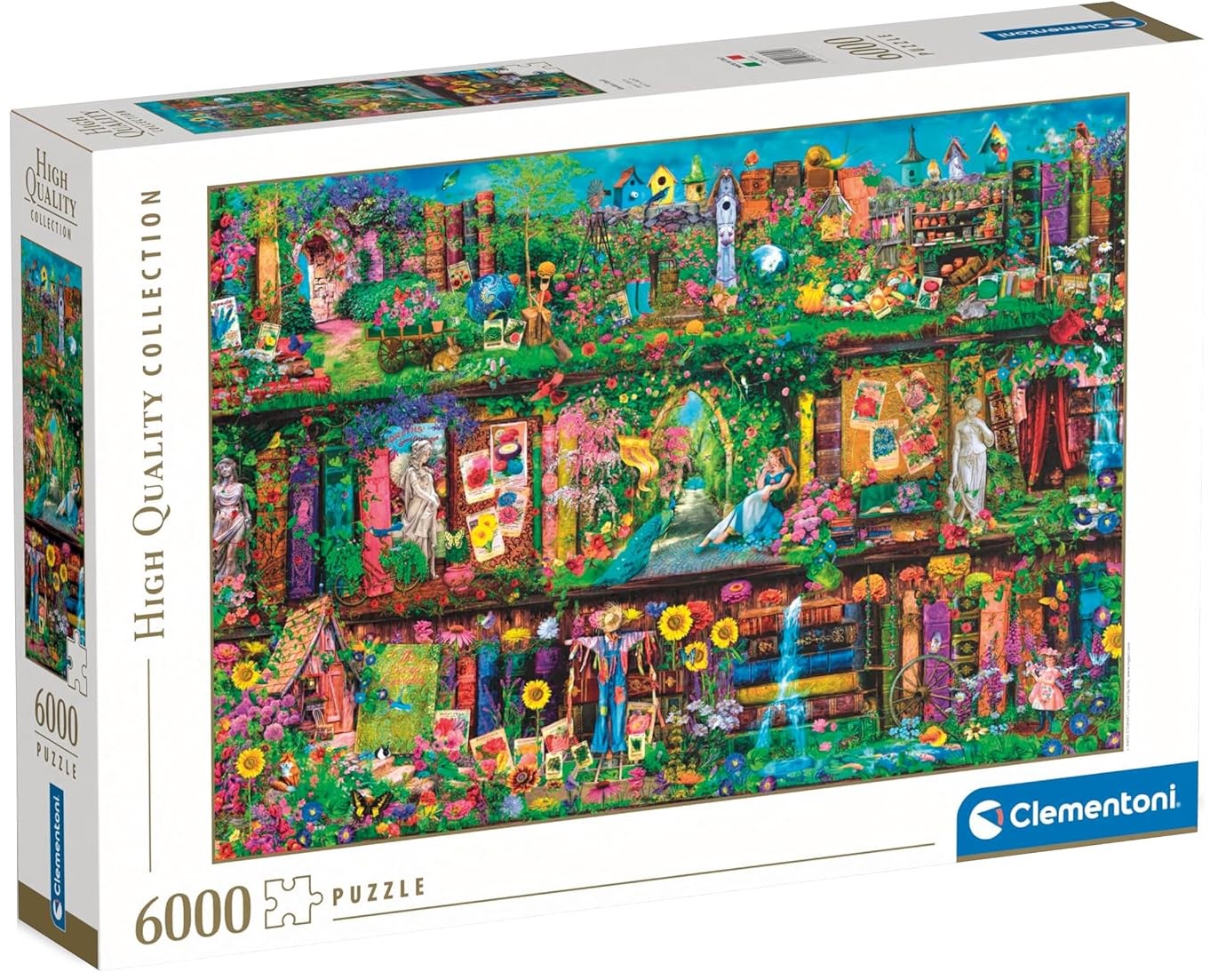 Puzzle  Clementoni din 6000 piese - Raftul magic de grădină