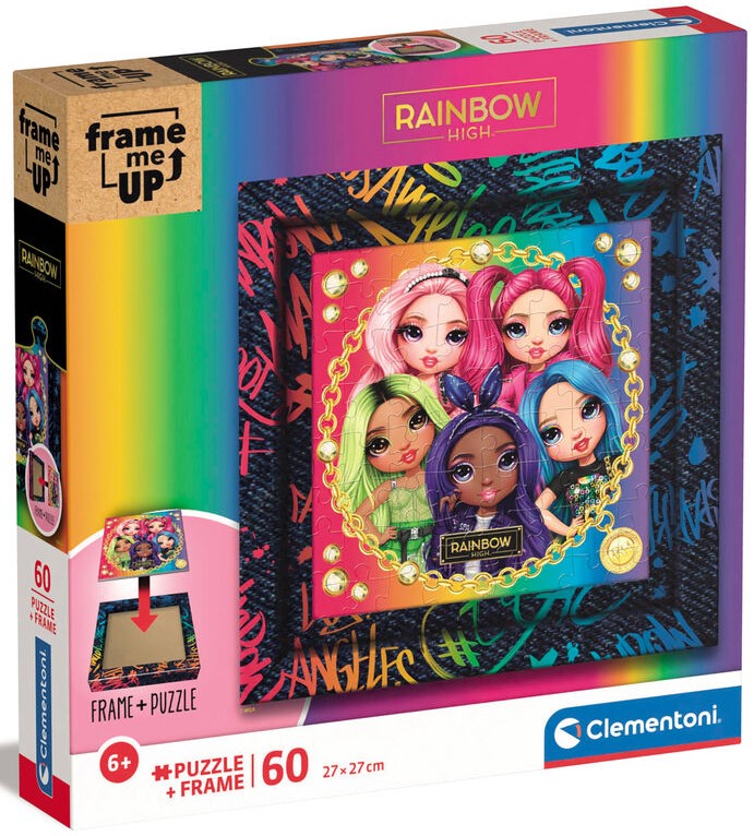 Puzzle Clementoni din 60 de piese - The Rainbow Girls