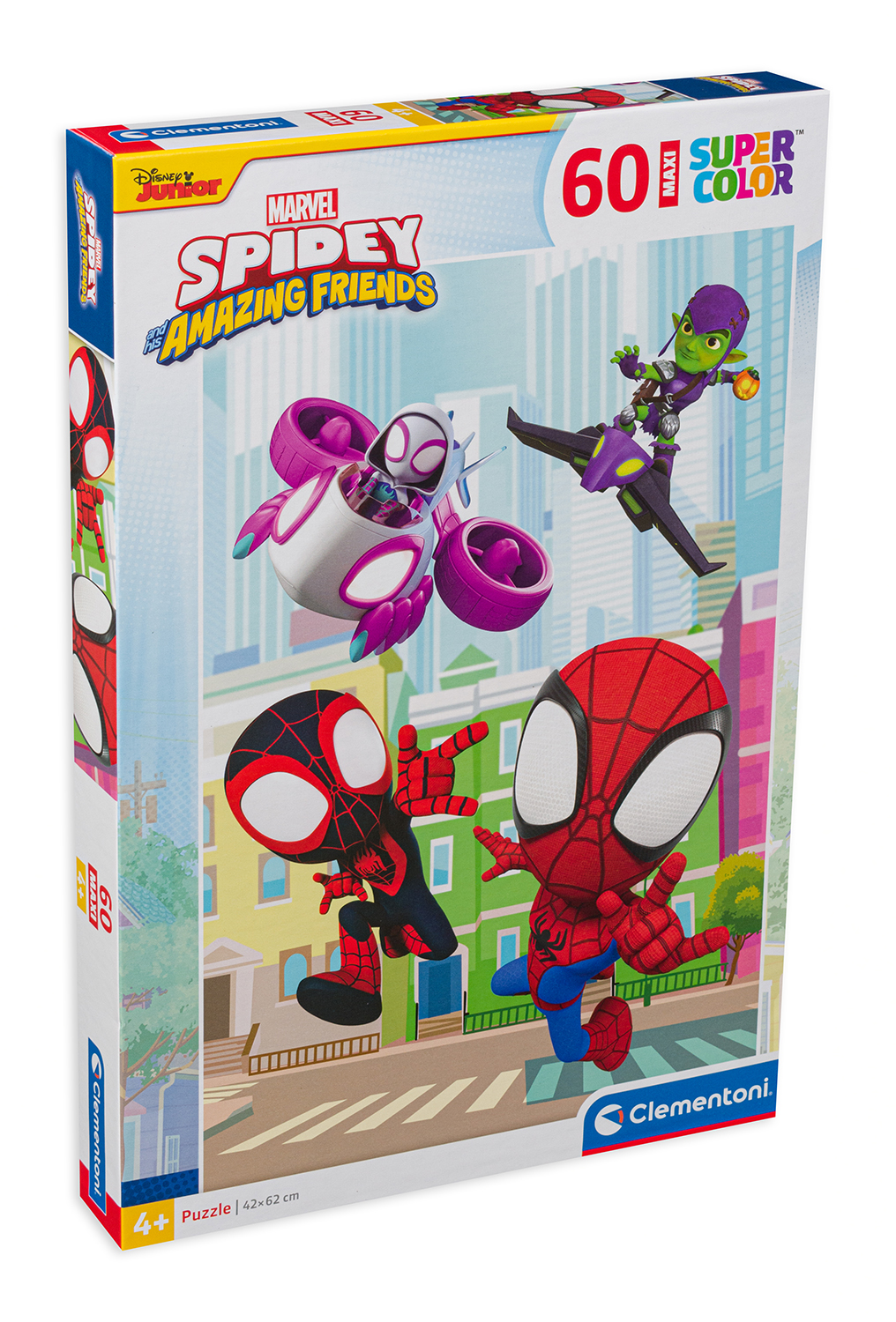 Puzzle Clementoni din 60 de piese - Spider-Man și prietenii săi
