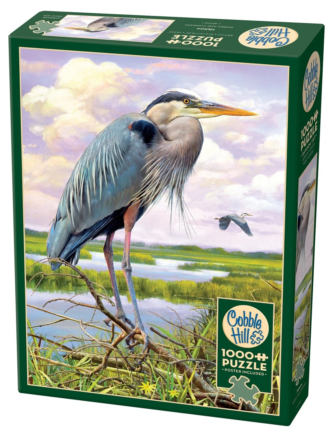 Puzzle Cobble Hill din 1000 piese - Stârc