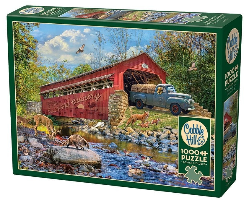 Puzzle Cobble Hill din 1000 de piese - Bine ați venit în Cobble Hill