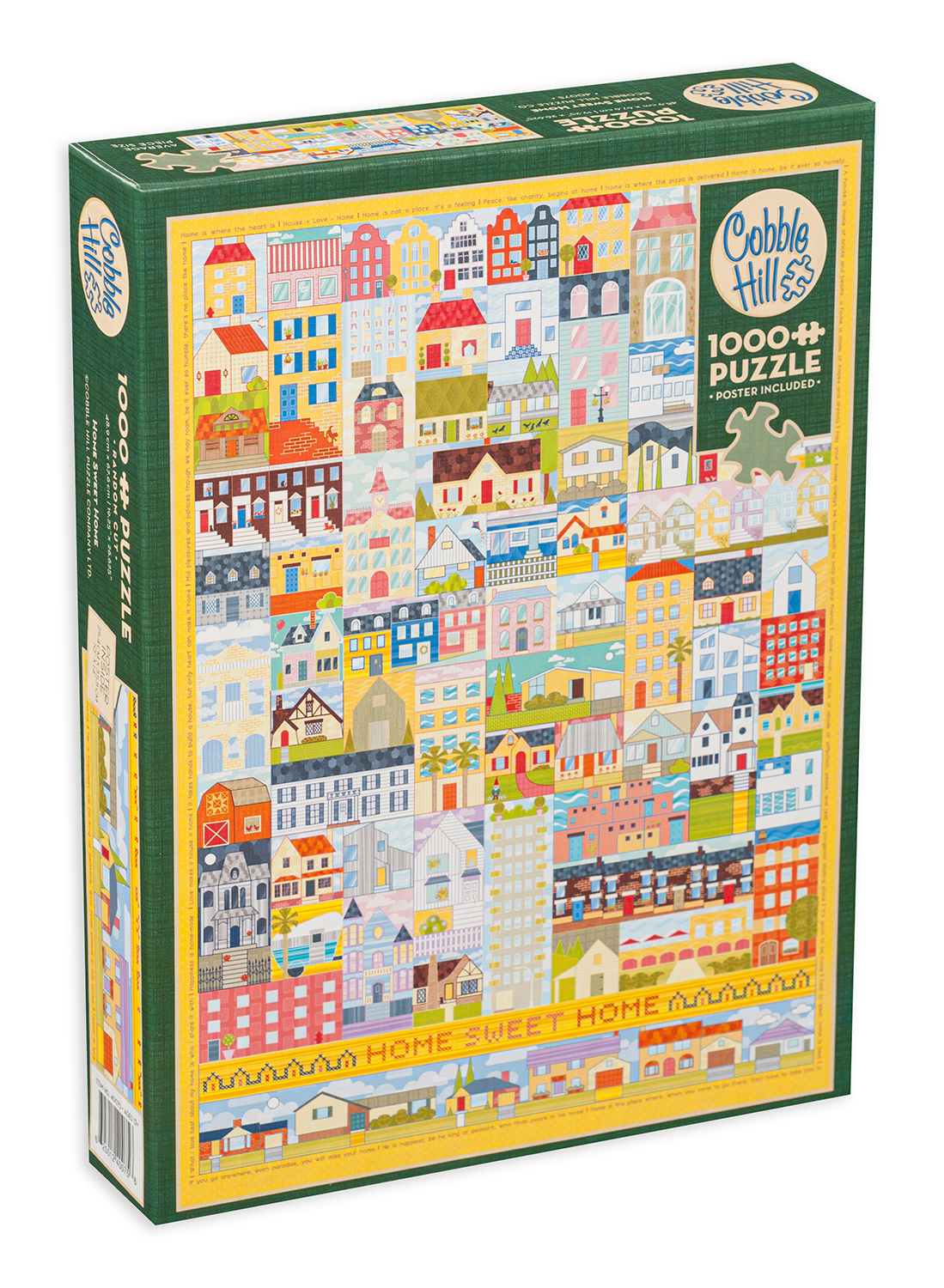 Puzzle Cobble Hill din 1000 de piese - Acasă, acasă