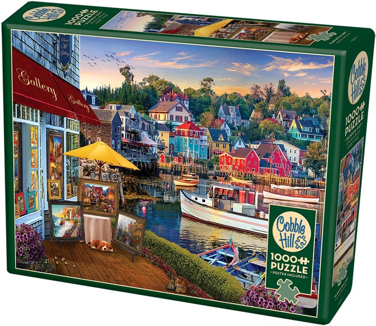Puzzle Cobble Hill din 1000 piese - Galeria de lângă port