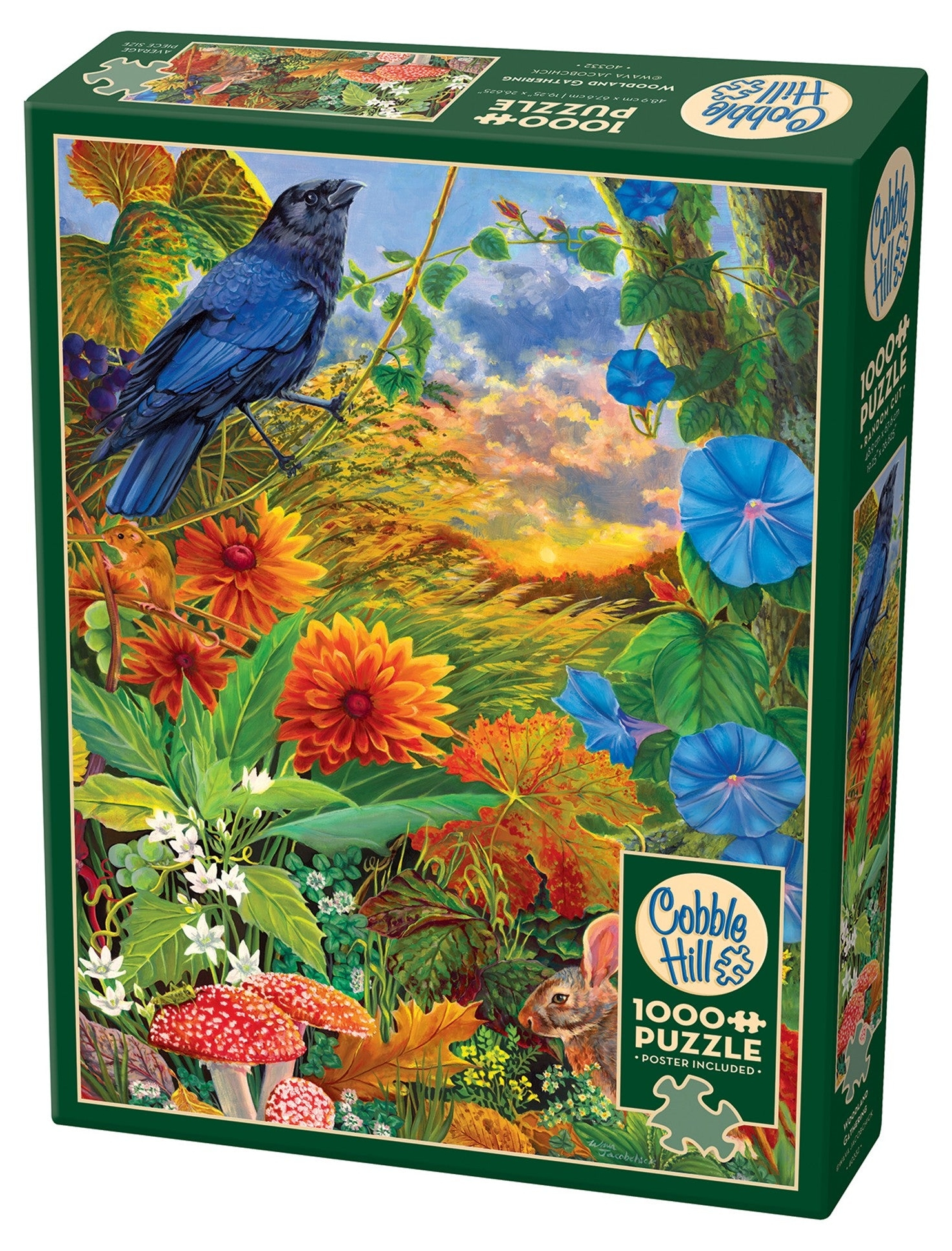 Puzzle Cobble Hill din 1000 piese - Colecția de pădure