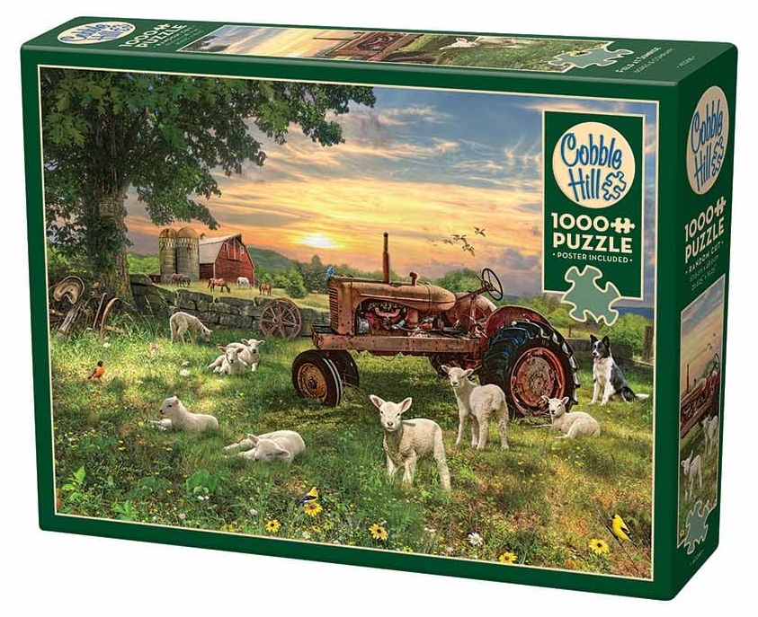 Puzzle Cobble Hill din 1000 de piese - Răsărit deasupra câmpului