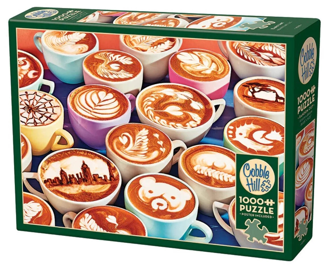 Puzzle Cobble Hill din 1000 de piese - Arta baristului