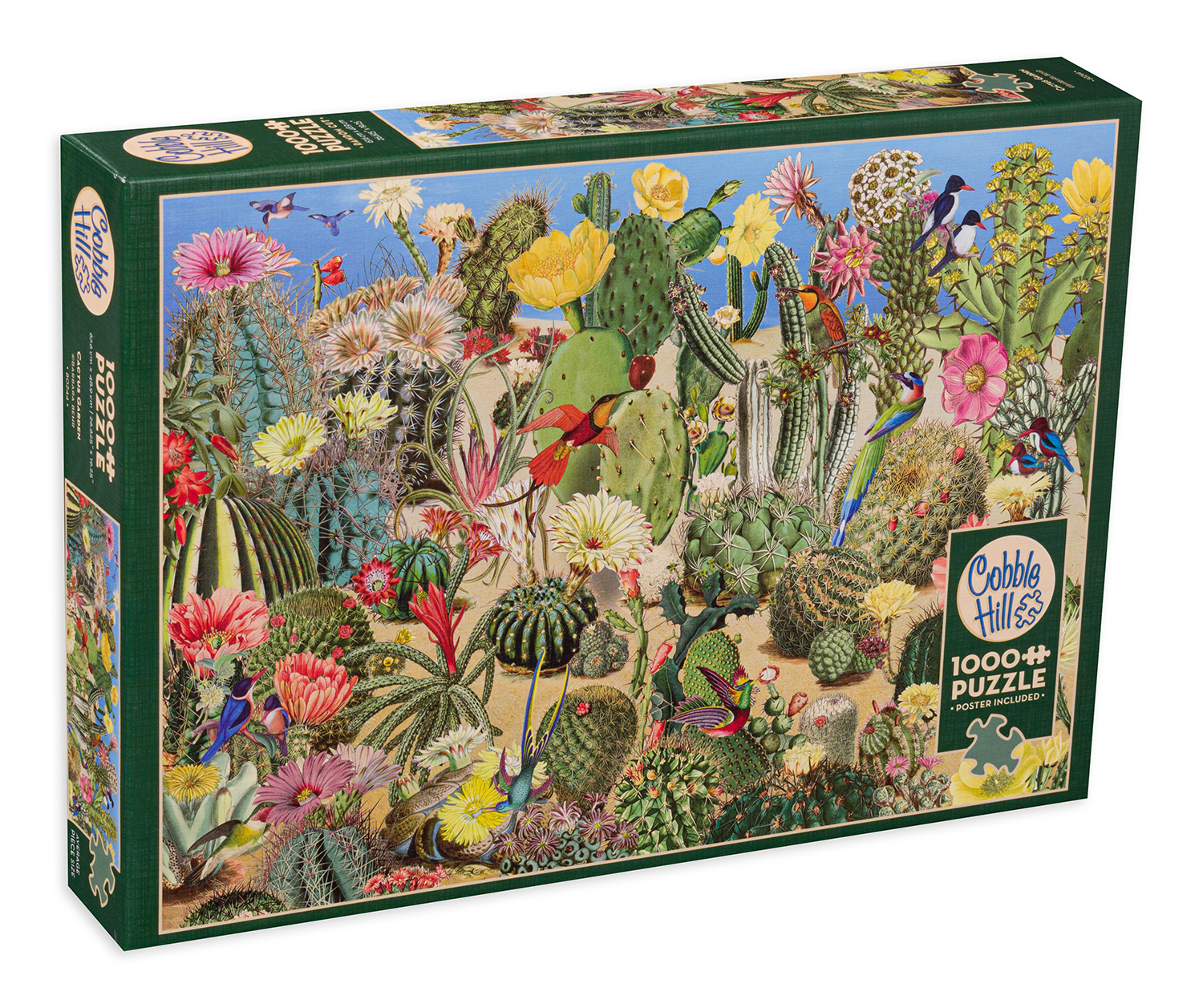 Puzzle Cobble Hill din 1000 de piese - Cactuși