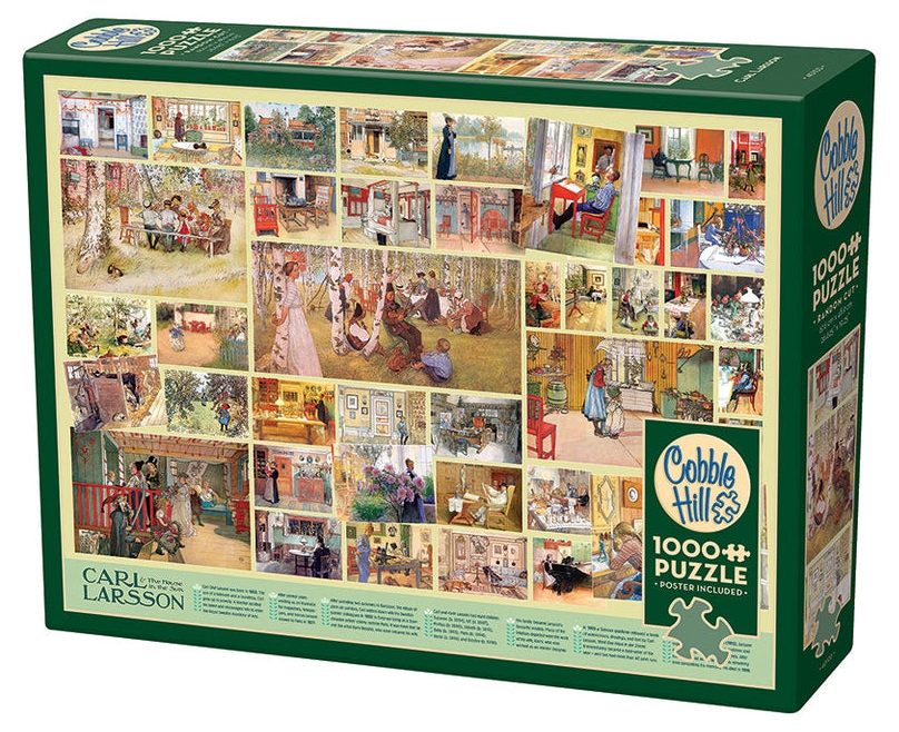 Puzzle Cobble Hill din 1000 de piese - Carl Larson