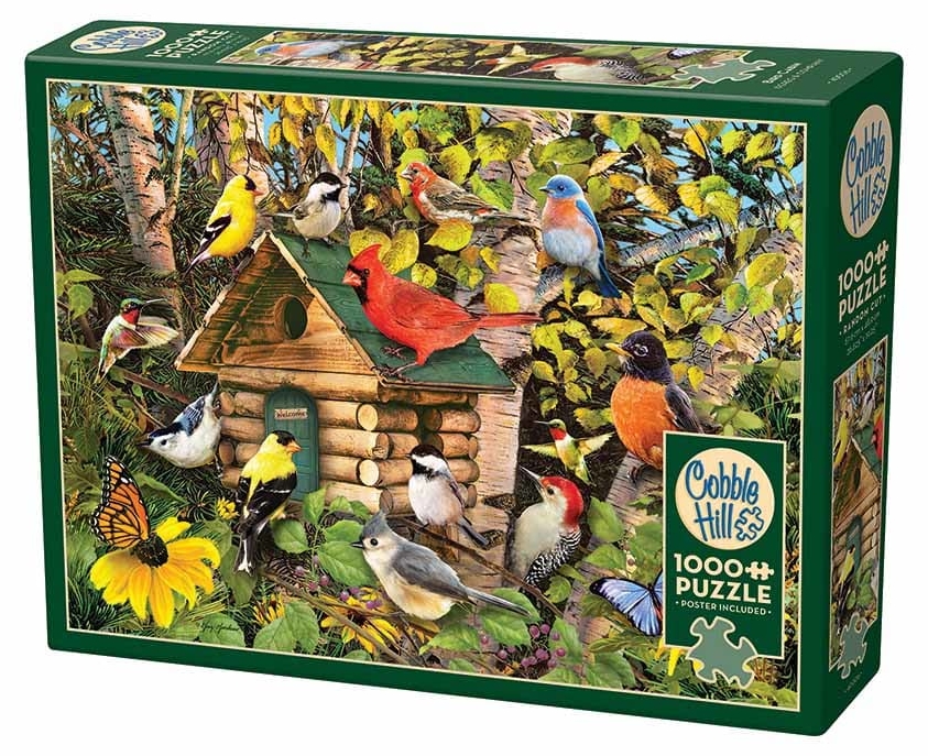 Puzzle Cobble Hill din 1000 piese - Căsuță pentru păsări